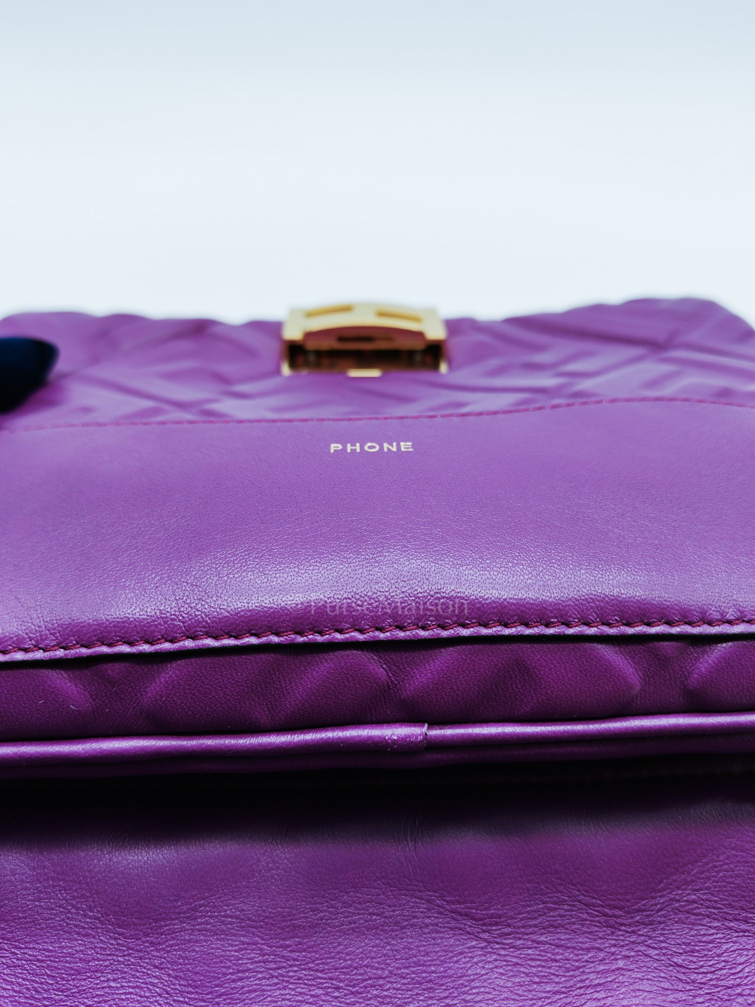 Upside Down Belt Bag in Nappa Zucca Embossed | Purse Maison Luxury Bags Shop