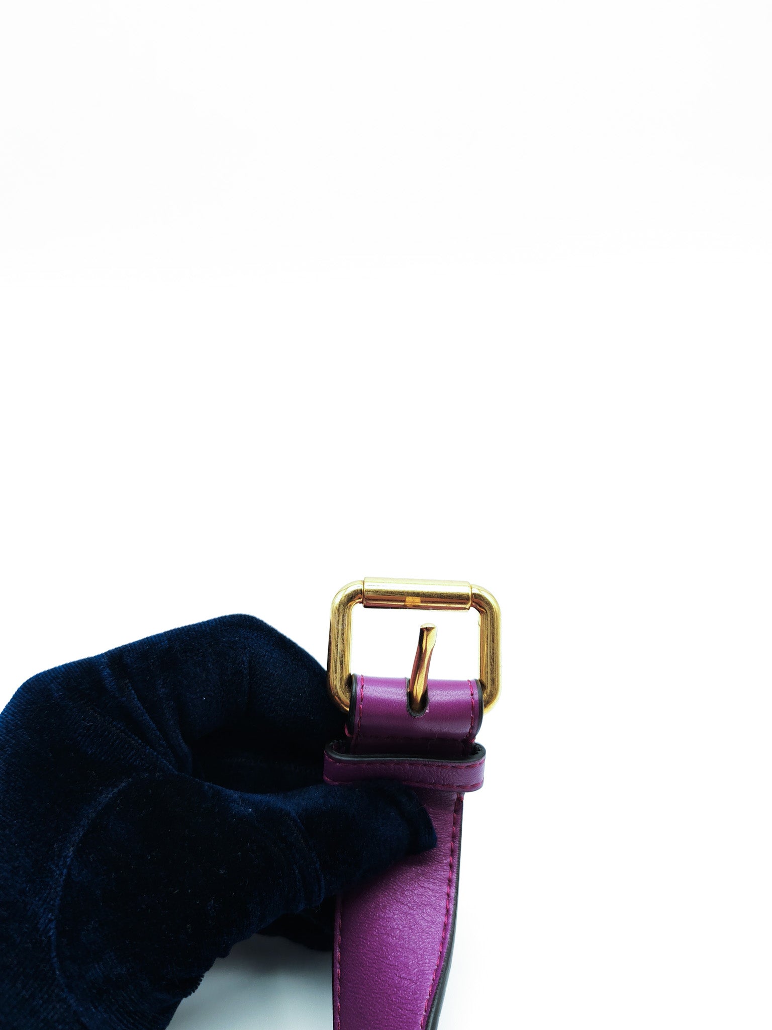 Upside Down Belt Bag in Nappa Zucca Embossed | Purse Maison Luxury Bags Shop