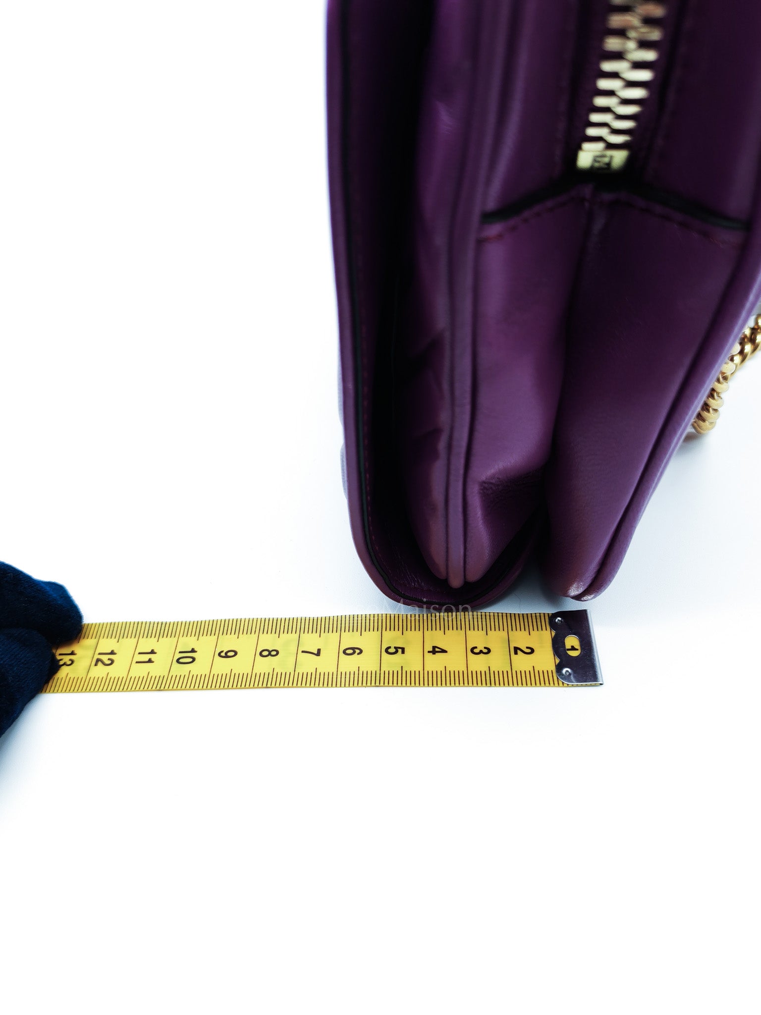 Upside Down Belt Bag in Nappa Zucca Embossed | Purse Maison Luxury Bags Shop