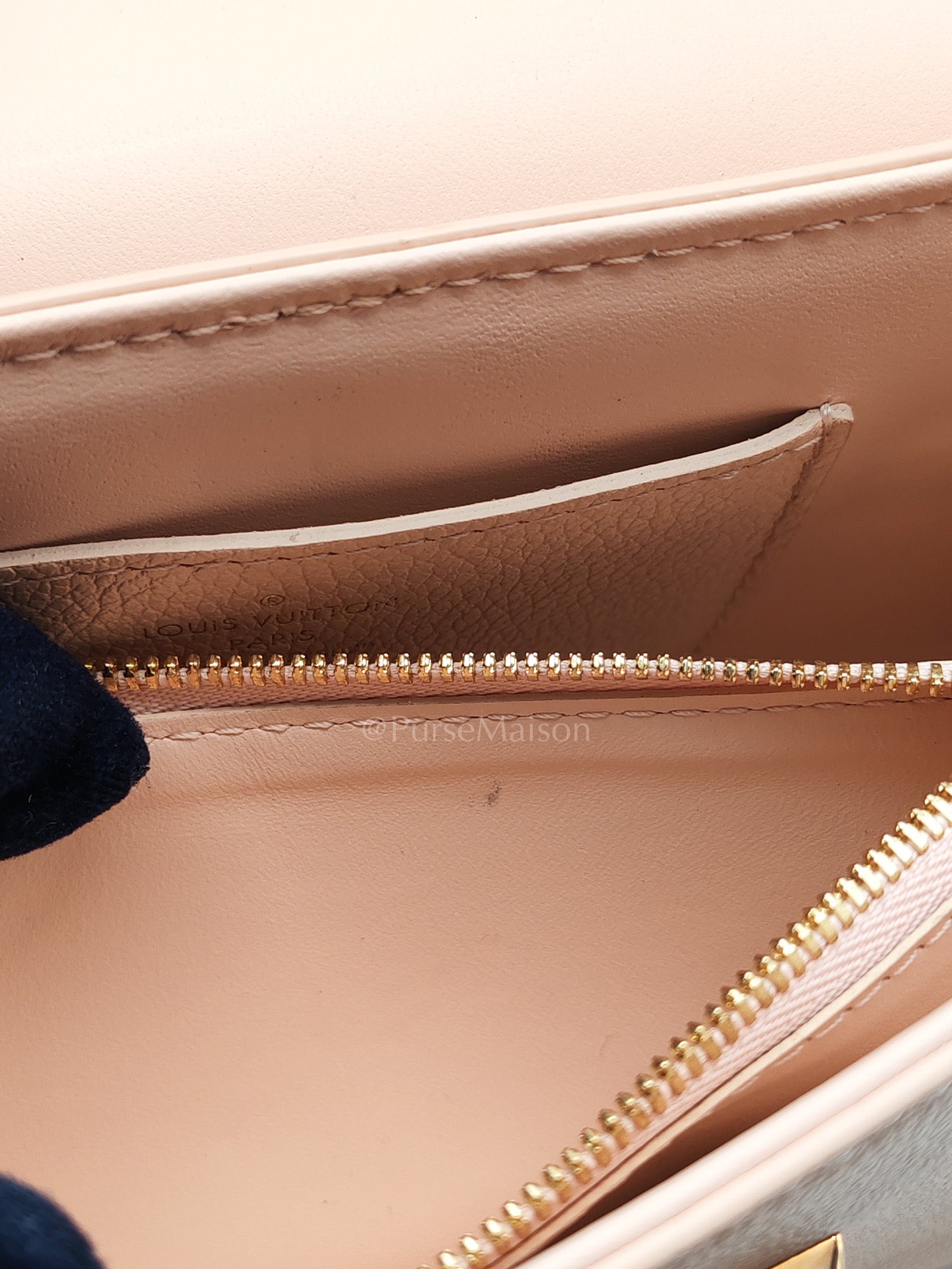 French Riviera in Beige Quilted Caviar Leather and Silver Hardware Seires 18