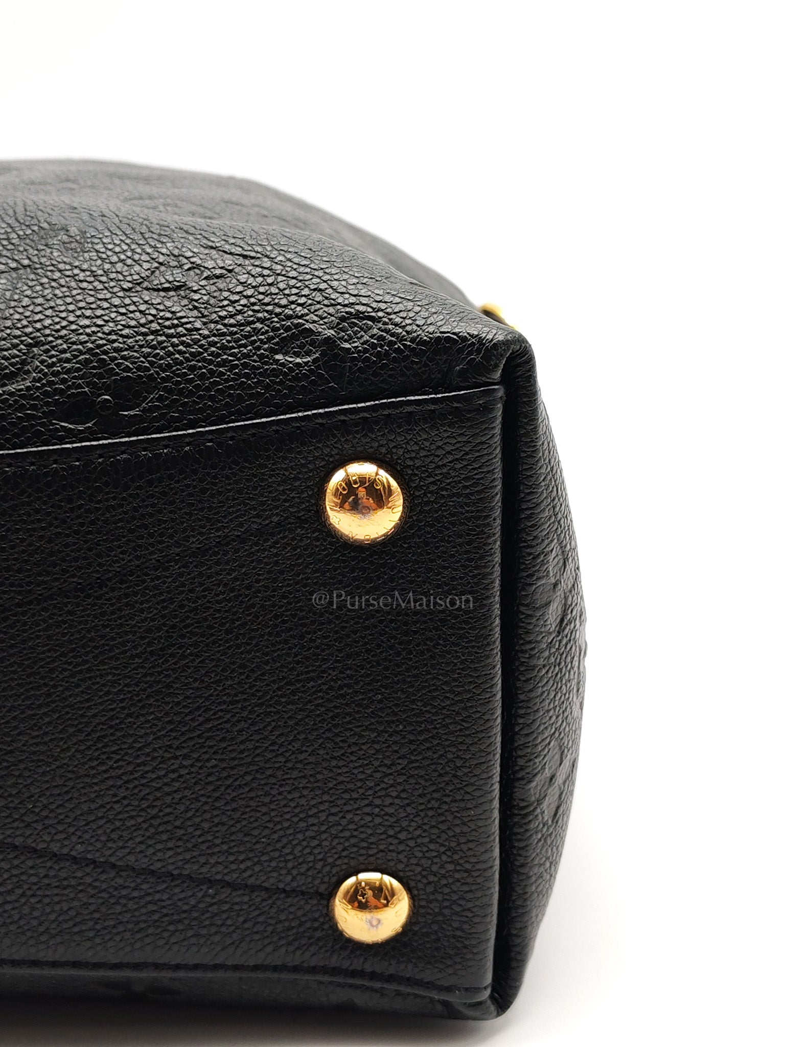 V Tote MM in Embossed Monogram Empreinte Leather & Gold Hardware (Datecode: CA3189) | Purse Maison Luxury Bags Shop