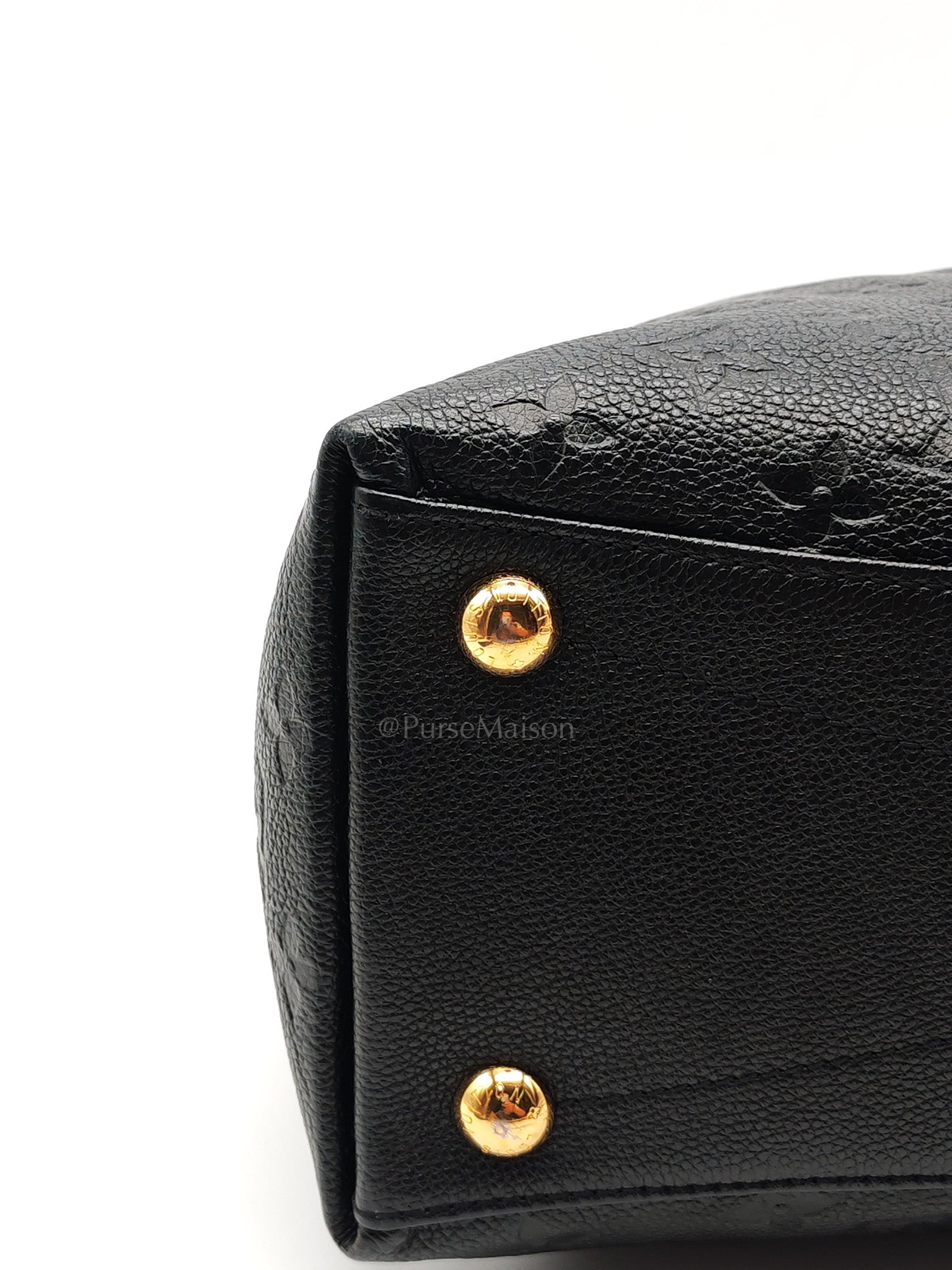V Tote MM in Embossed Monogram Empreinte Leather & Gold Hardware (Datecode: CA3189) | Purse Maison Luxury Bags Shop