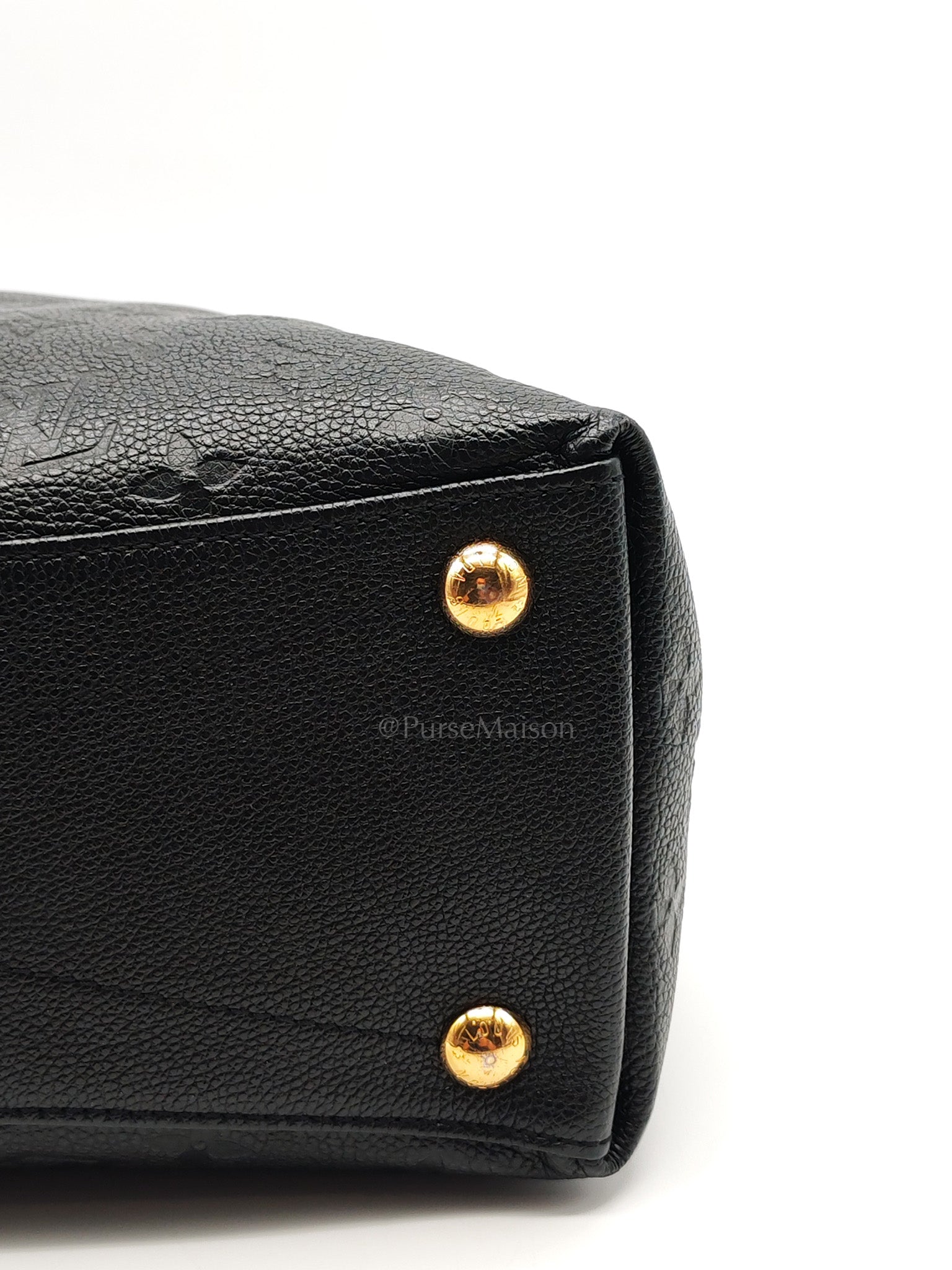 V Tote MM in Embossed Monogram Empreinte Leather & Gold Hardware (Datecode: CA3189) | Purse Maison Luxury Bags Shop