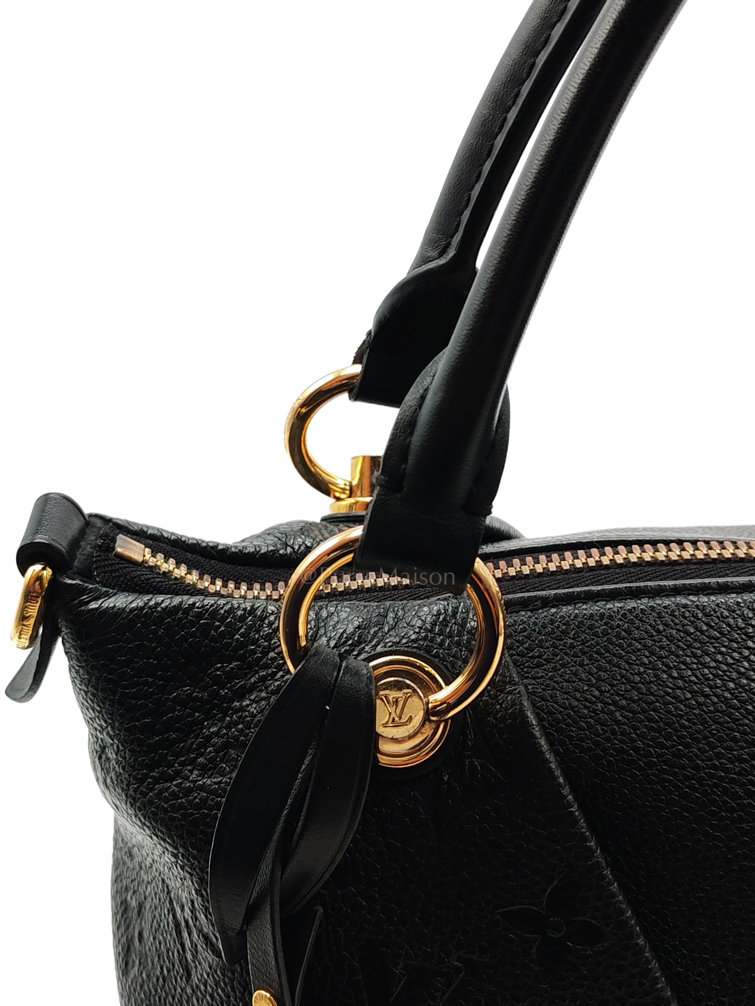 V Tote MM in Embossed Monogram Empreinte Leather & Gold Hardware (Datecode: CA3189) | Purse Maison Luxury Bags Shop