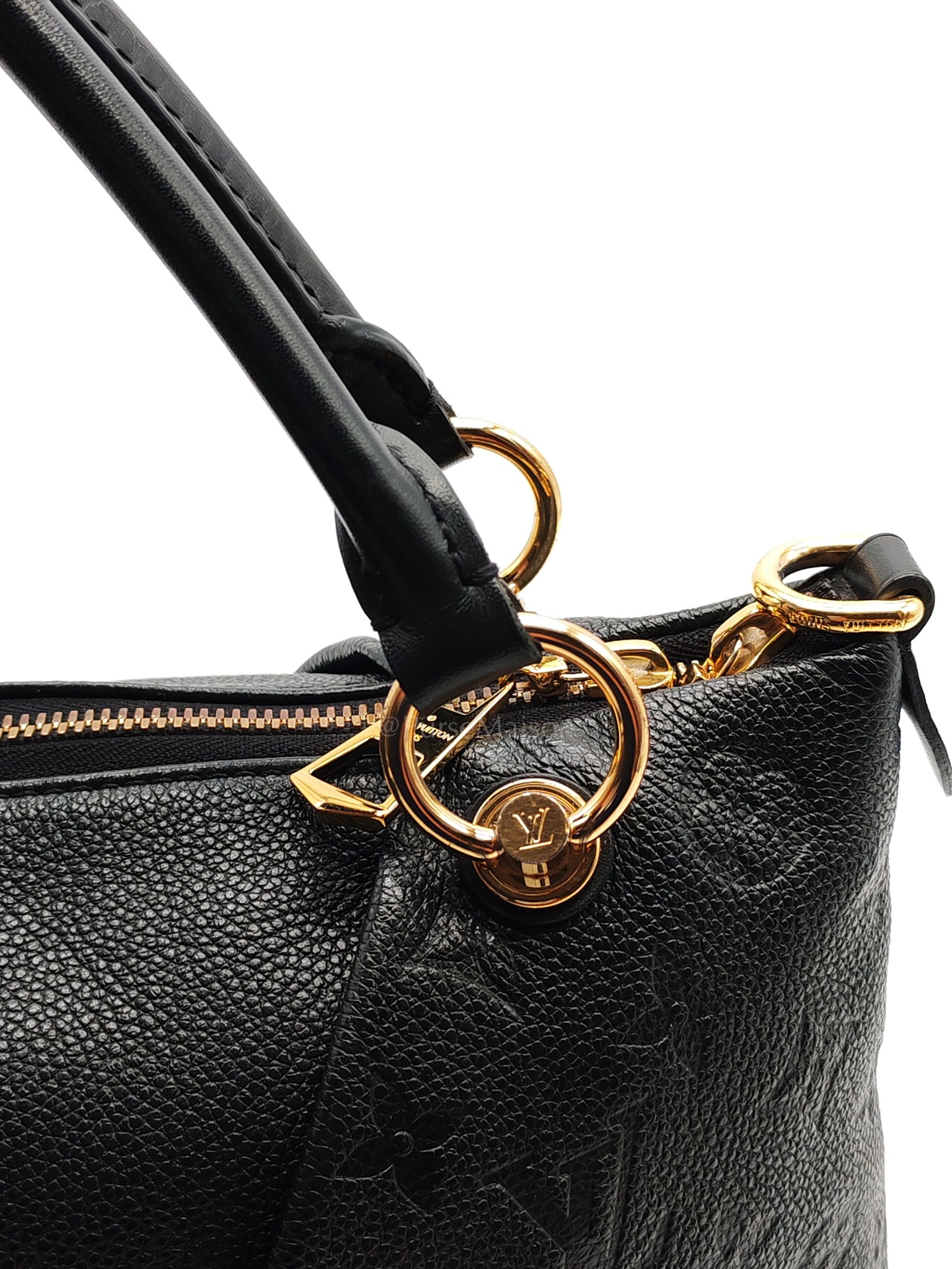 V Tote MM in Embossed Monogram Empreinte Leather & Gold Hardware (Datecode: CA3189) | Purse Maison Luxury Bags Shop