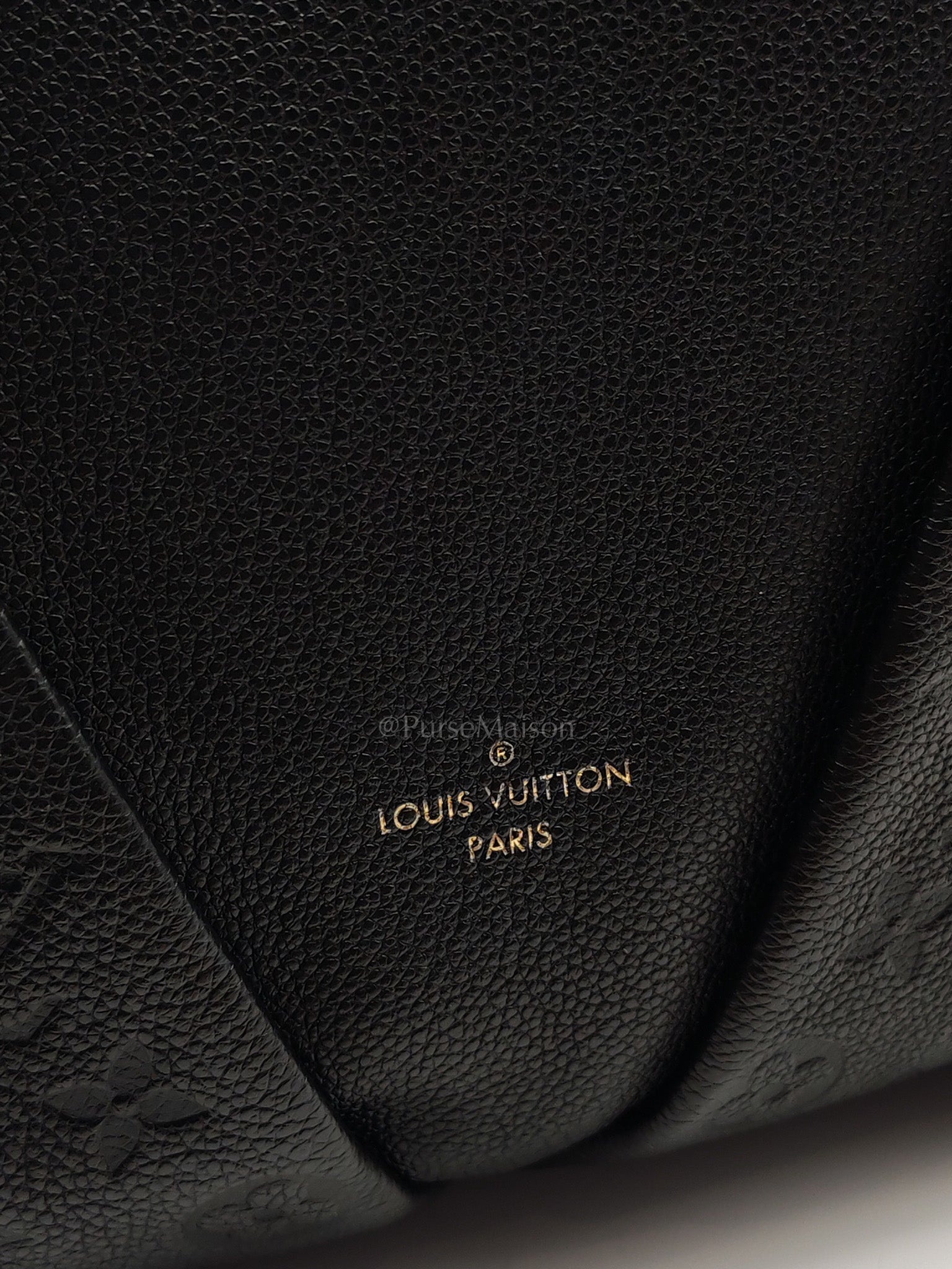 V Tote MM in Embossed Monogram Empreinte Leather & Gold Hardware (Datecode: CA3189) | Purse Maison Luxury Bags Shop