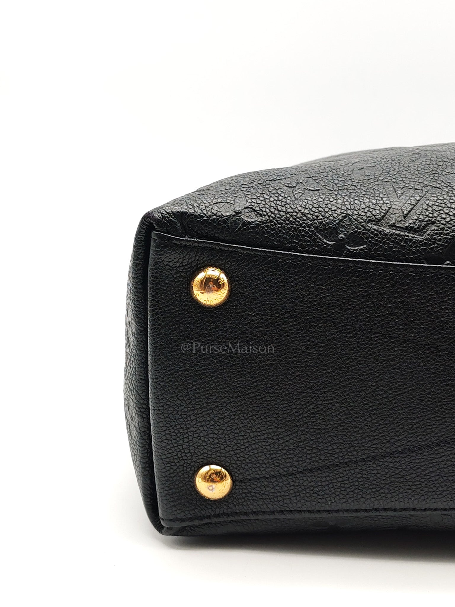 V Tote MM in Embossed Monogram Empreinte Leather & Gold Hardware (Datecode: CA3189) | Purse Maison Luxury Bags Shop