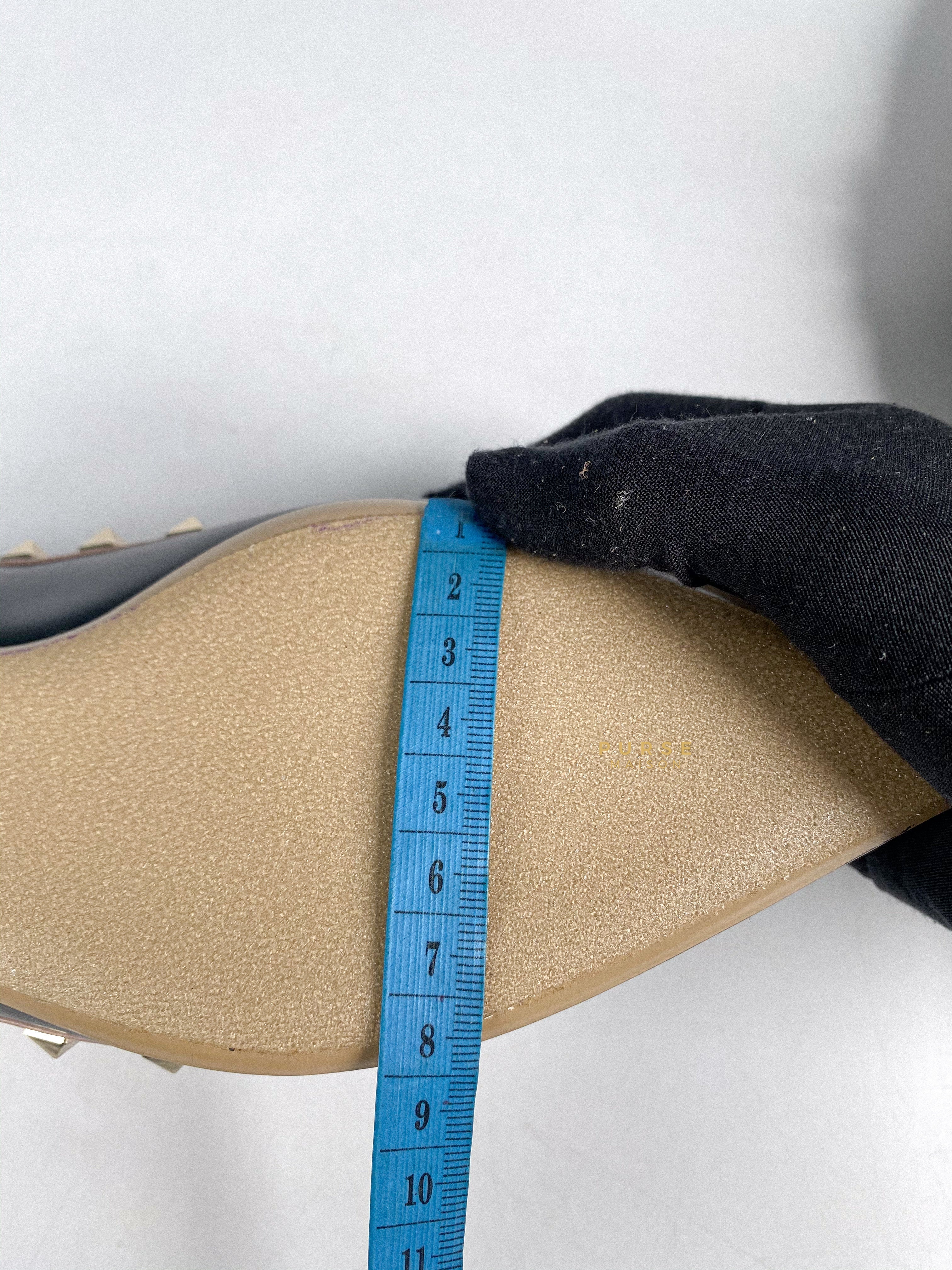 Valentino Rockstud Ballerina Flat Shoes Size 37.5 EU (25cm)