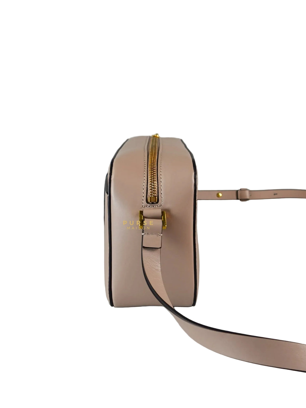 V Sling Camera Shoulder Bag Blush Pink | Purse Maison Luxury Bags Shop
