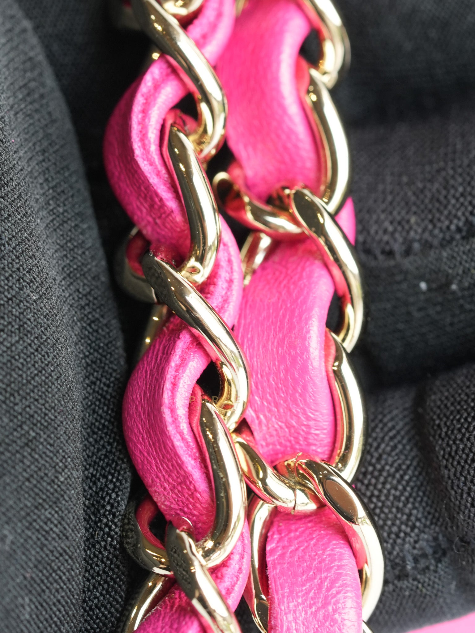 Vanity Bag Small in Pink Lambskin Leather and Light Gold Hardware Series 30 | Purse Maison Luxury Bags Shop