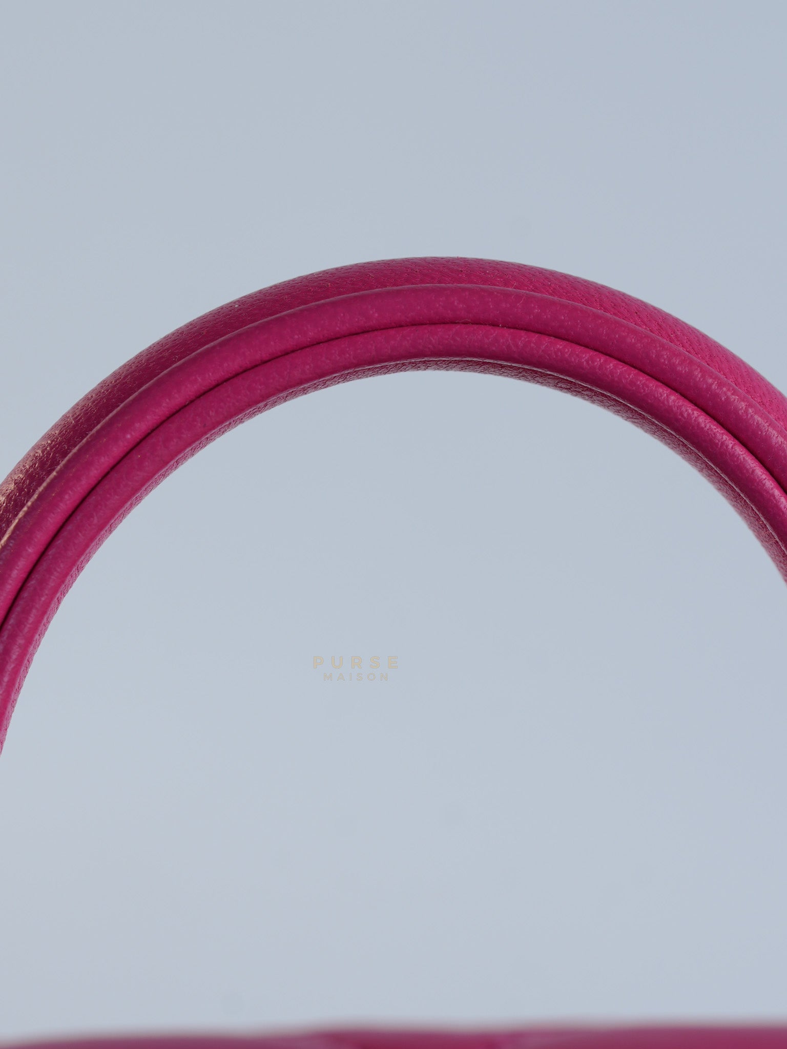 Vanity Bag Small in Pink Lambskin Leather and Light Gold Hardware Series 30 | Purse Maison Luxury Bags Shop