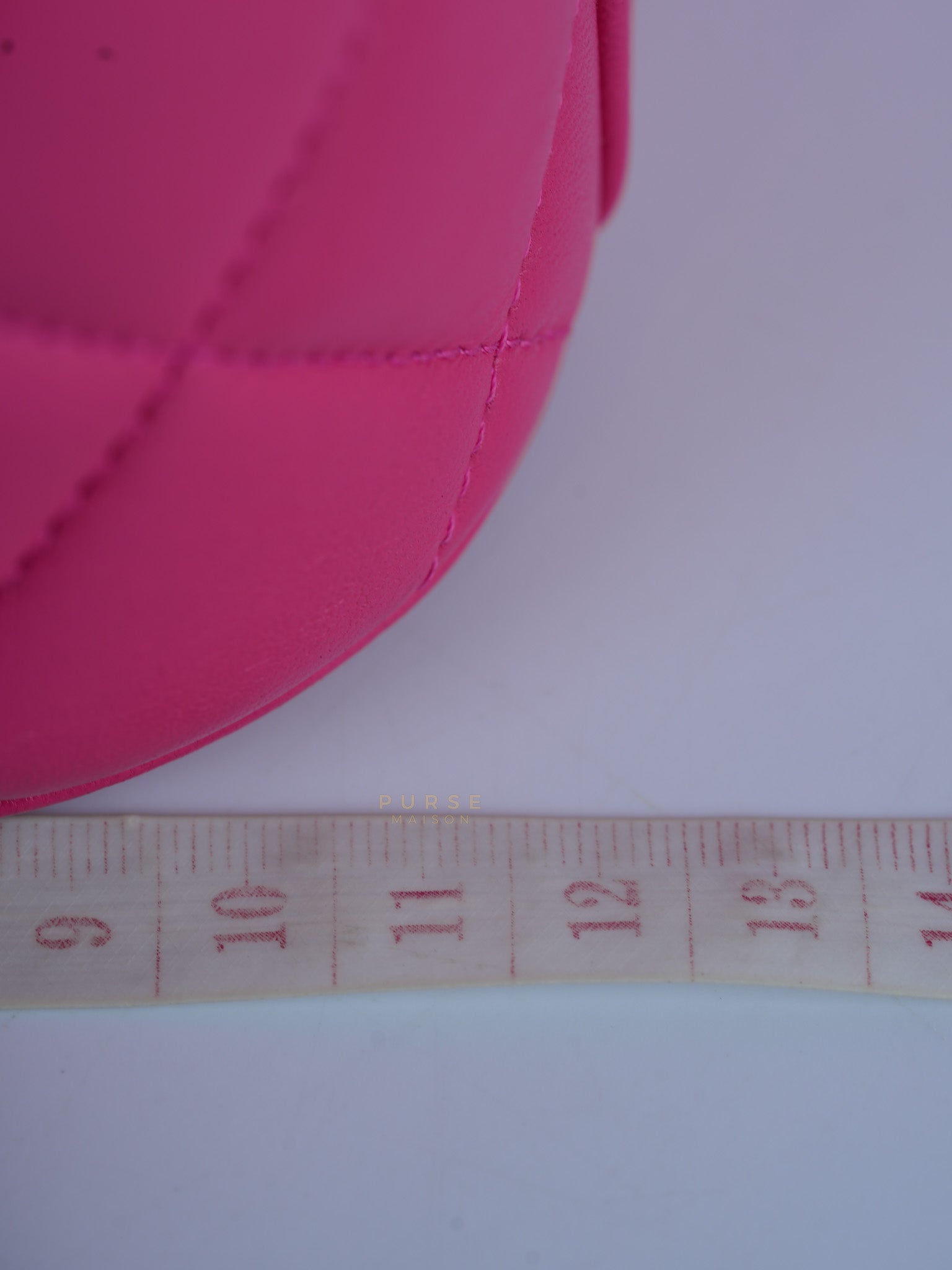 Vanity Bag Small in Pink Lambskin Leather and Light Gold Hardware Series 30 | Purse Maison Luxury Bags Shop