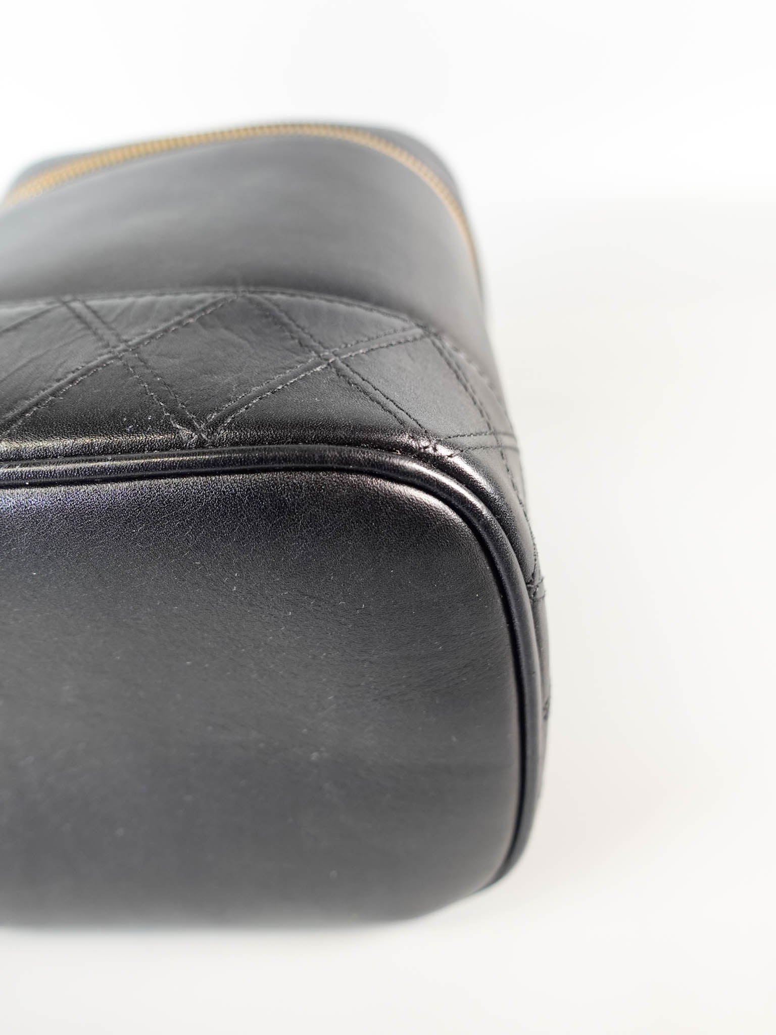 Vanity Black Bag in Calfskin Leather Series 3 | Purse Maison Luxury Bags Shop