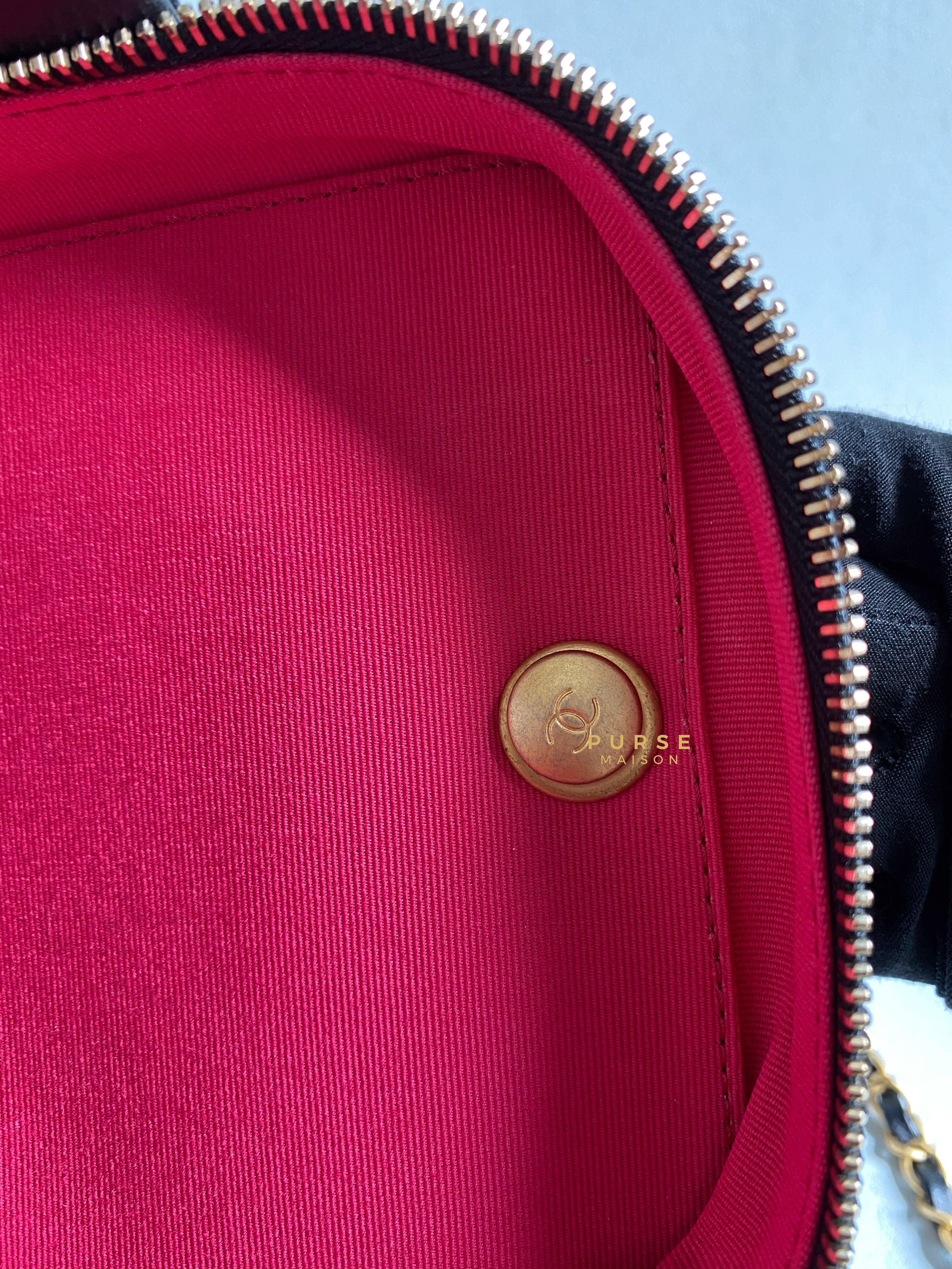 Chanel Vanity Case 22s Lambskin Leather in Aged Gold Hardware (Microchip) | Purse Maison Luxury Bags Shop