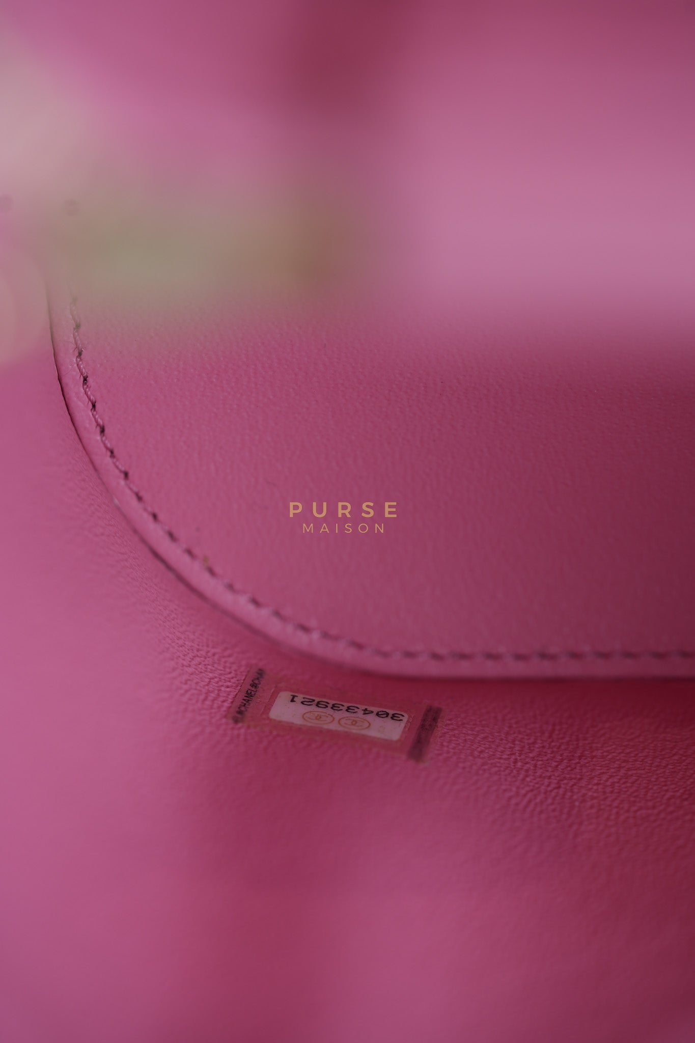 Vanity Case Bag in Pink Quilted Lambskin Leather & Gold Hardware Series 30 | Purse Maison Luxury Bags Shop