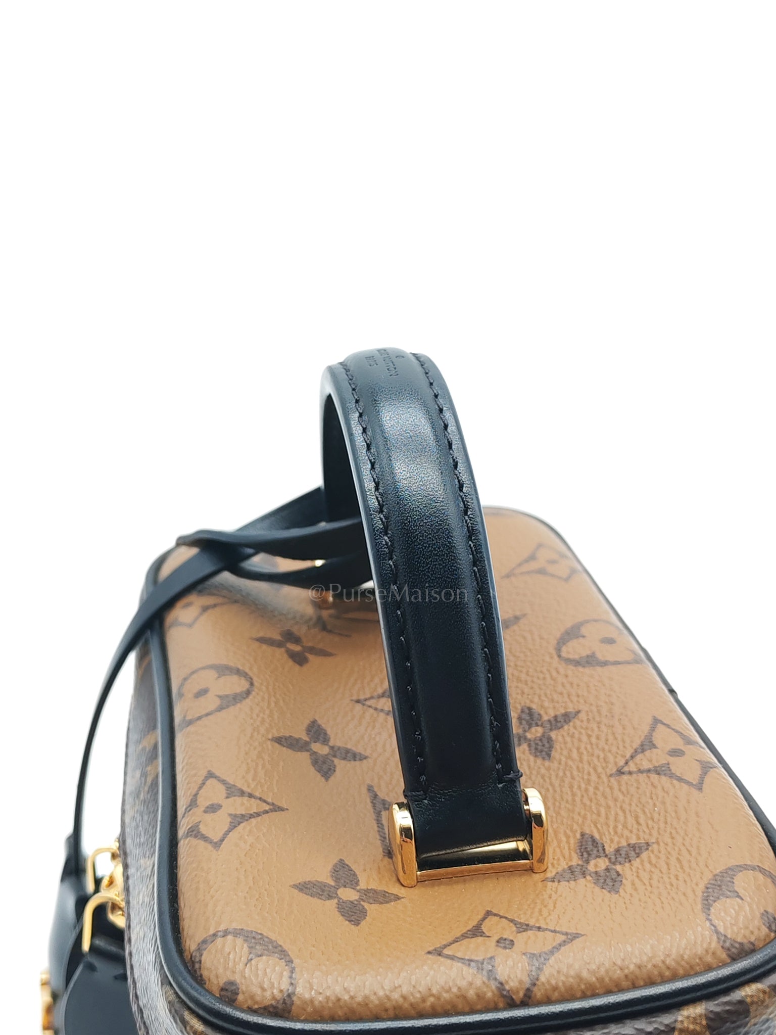 Vanity Top Handle in Monogram Canvas Shoulder Bag (Microchip) | Purse Maison Luxury Bags Shop