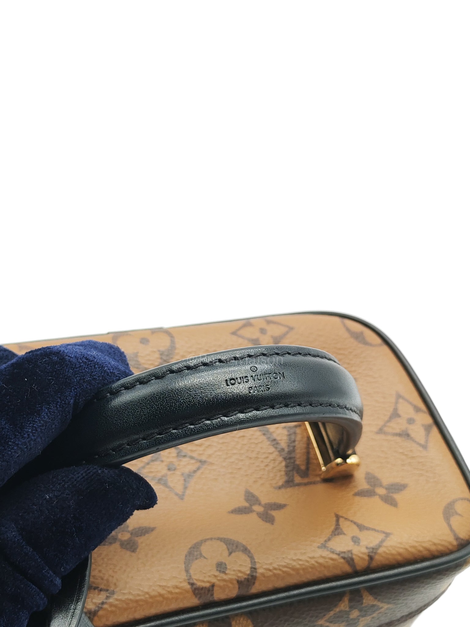 Vanity Top Handle in Monogram Canvas Shoulder Bag (Microchip) | Purse Maison Luxury Bags Shop