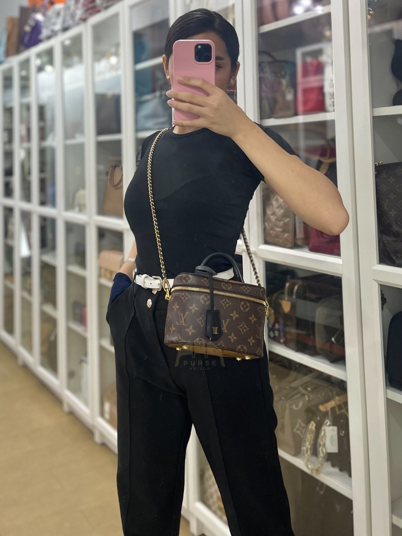 Vanity PM in Reverse Monogram Canvas (Date Code: PL2220) | Purse Maison Luxury Bags Shop