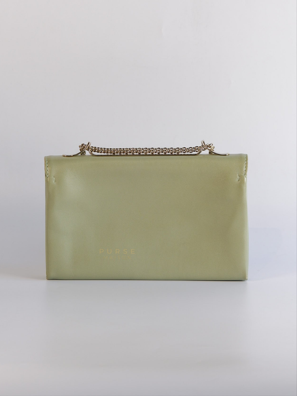 Vavavoom Rockstud Light Green Leather | Purse Maison Luxury Bags Shop