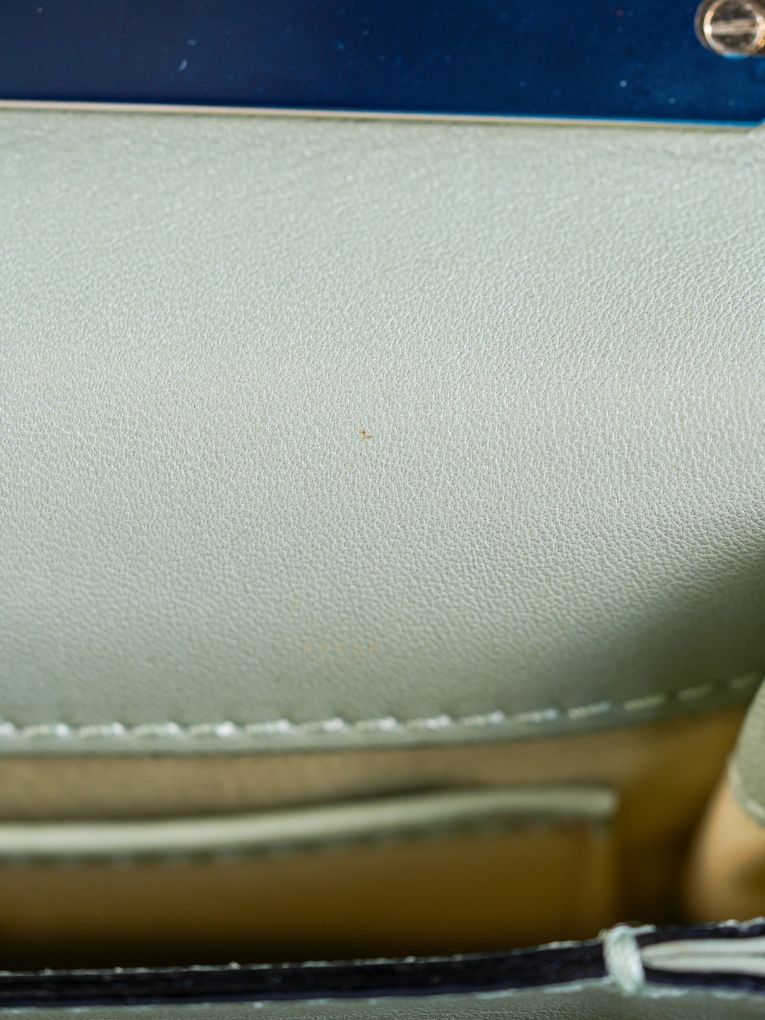 Vavavoom Rockstud Light Green Leather | Purse Maison Luxury Bags Shop