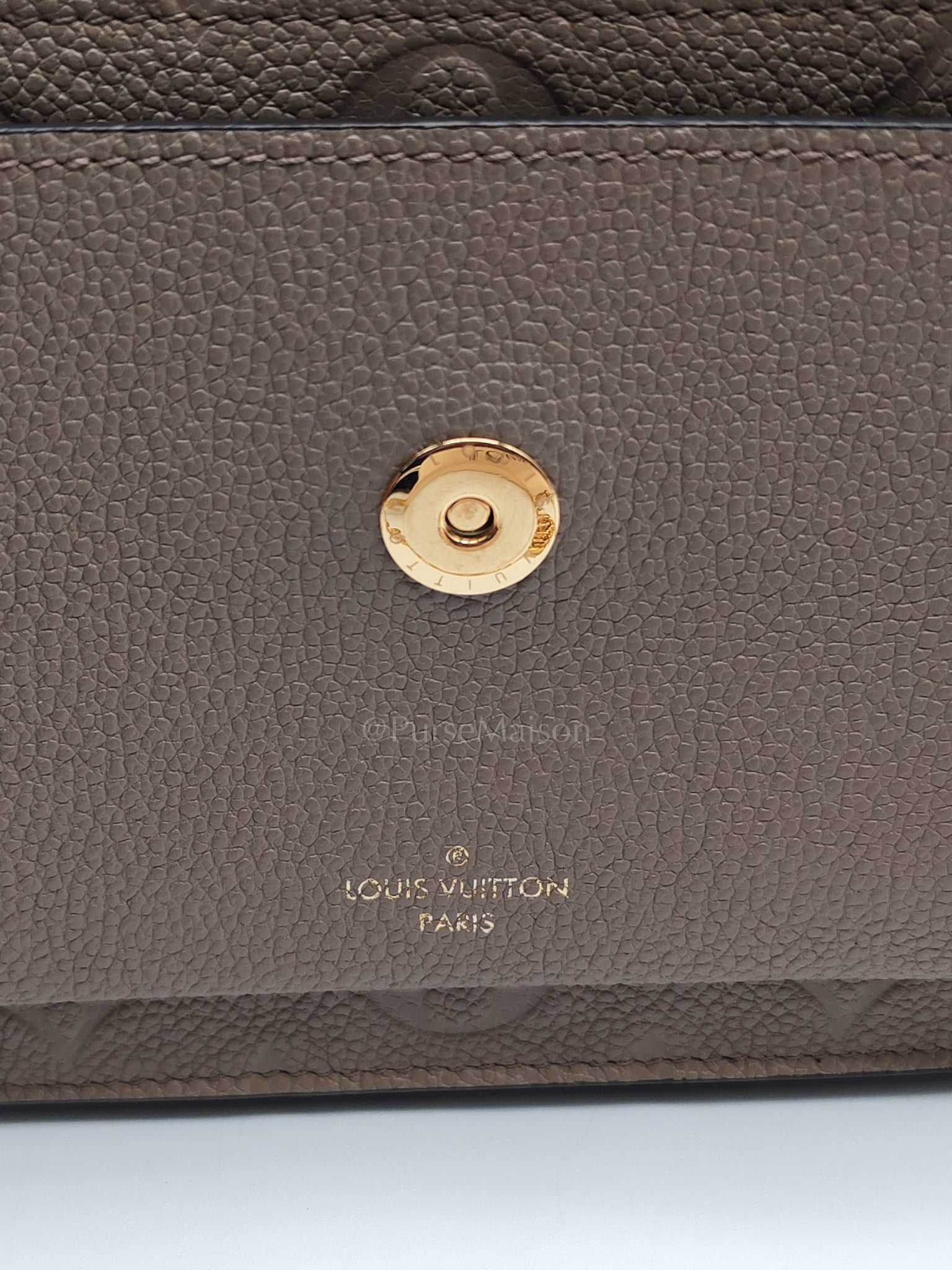 Vavin Wallet on Chain Monogram Empreinte Leather (Microchip) | Purse Maison Luxury Bags Shop
