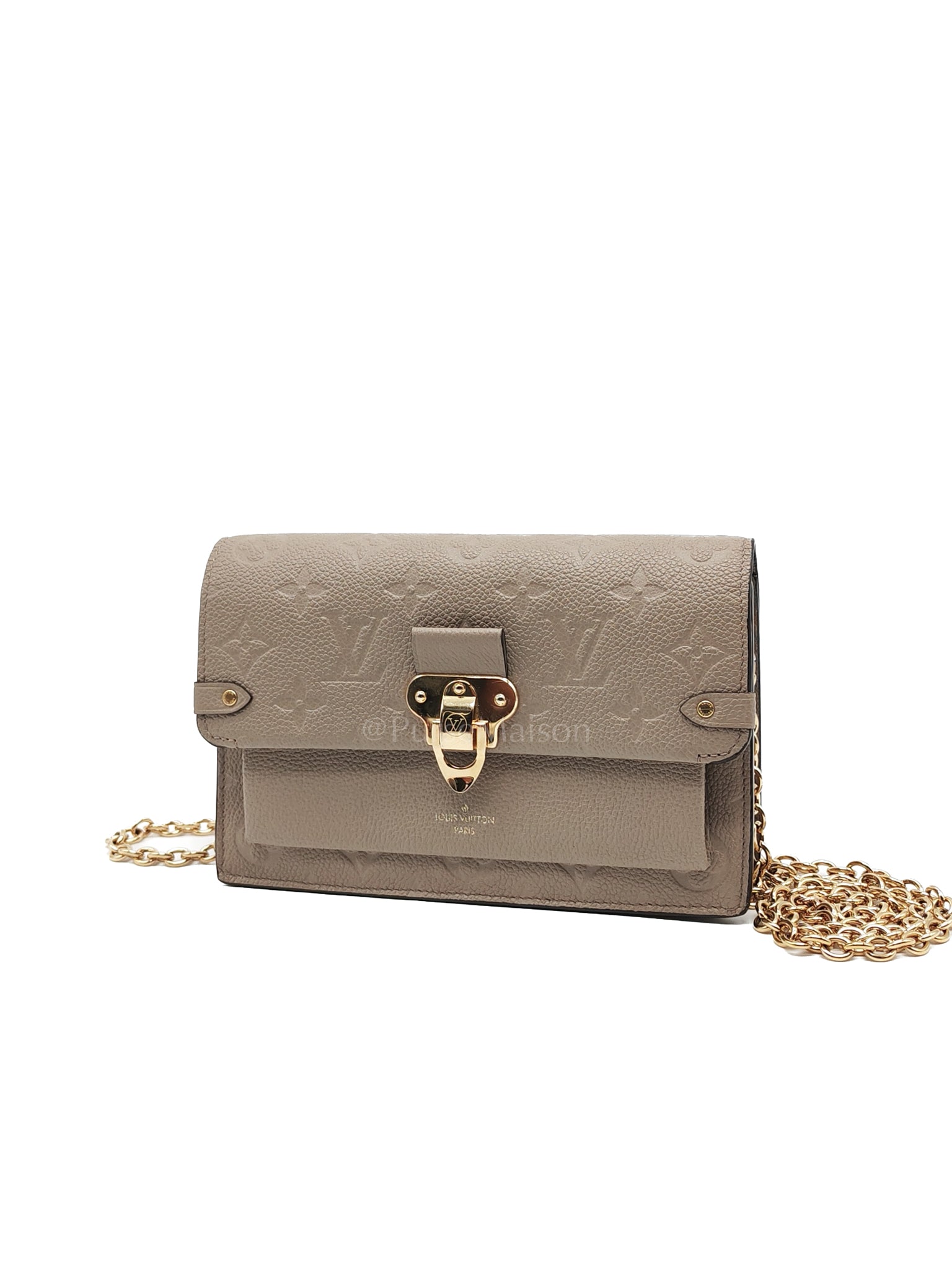 Vavin Wallet on Chain Monogram Empreinte Leather (Microchip) | Purse Maison Luxury Bags Shop