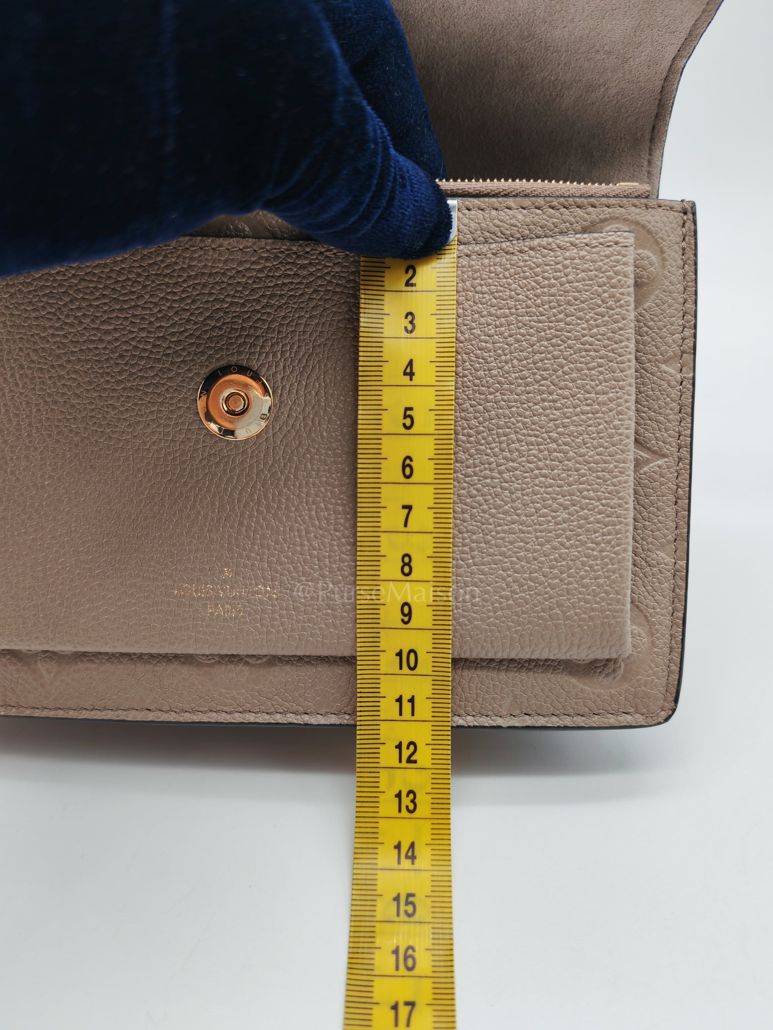 Vavin Wallet on Chain Monogram Empreinte Leather (Microchip) | Purse Maison Luxury Bags Shop
