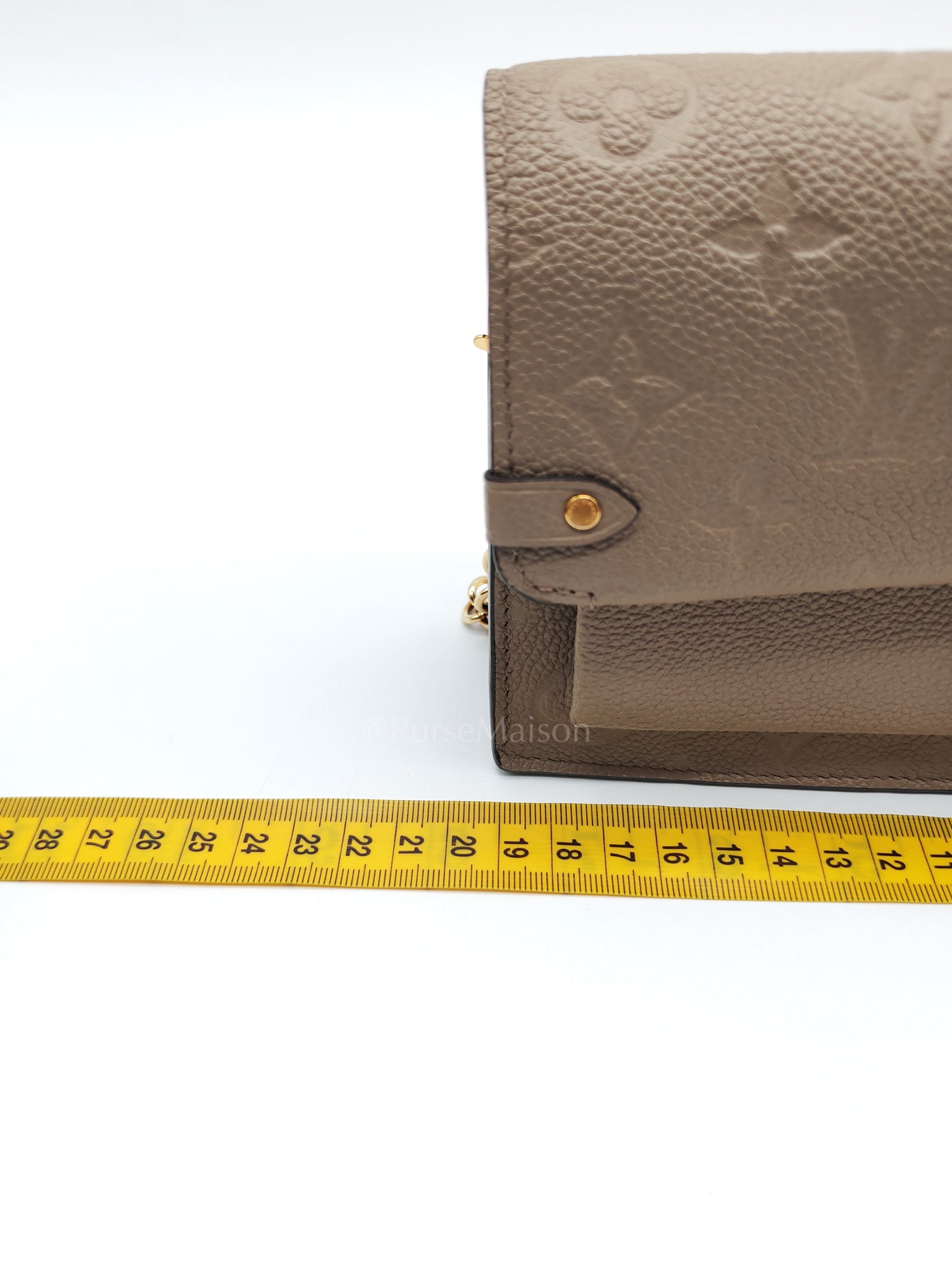 Vavin Wallet on Chain Monogram Empreinte Leather (Microchip) | Purse Maison Luxury Bags Shop