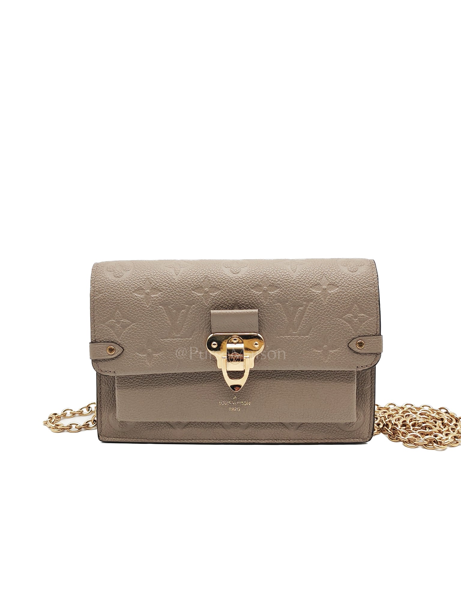 Vavin Wallet on Chain Monogram Empreinte Leather (Microchip) | Purse Maison Luxury Bags Shop