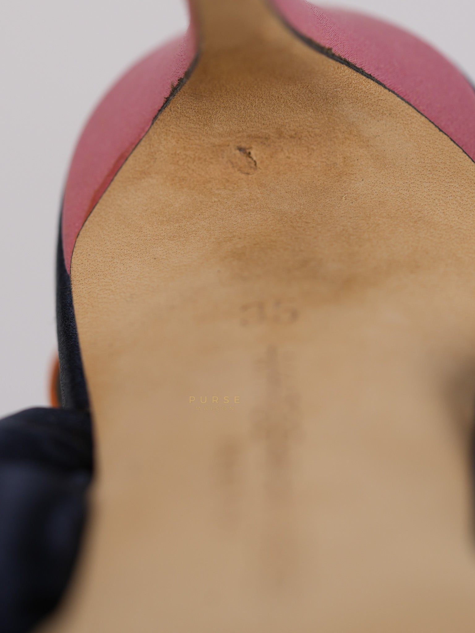 Velvet Braided Sandals Size 35 Eu (22 cm) | Purse Maison Luxury Bags Shop