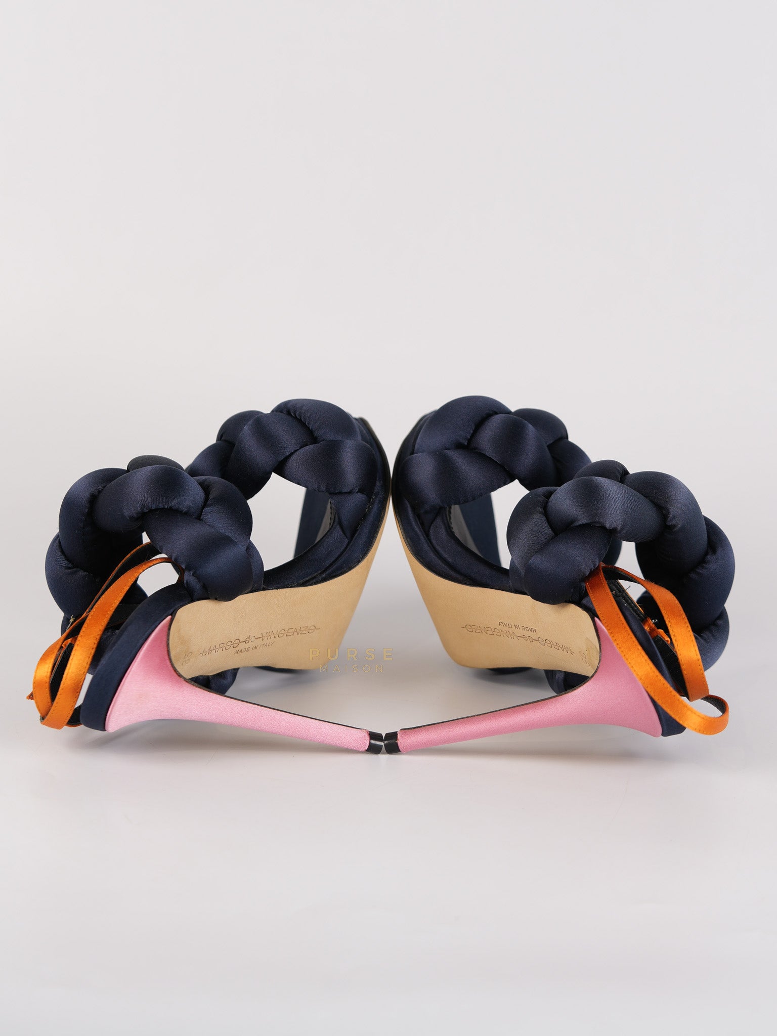 Velvet Braided Sandals Size 35 Eu (22 cm) | Purse Maison Luxury Bags Shop