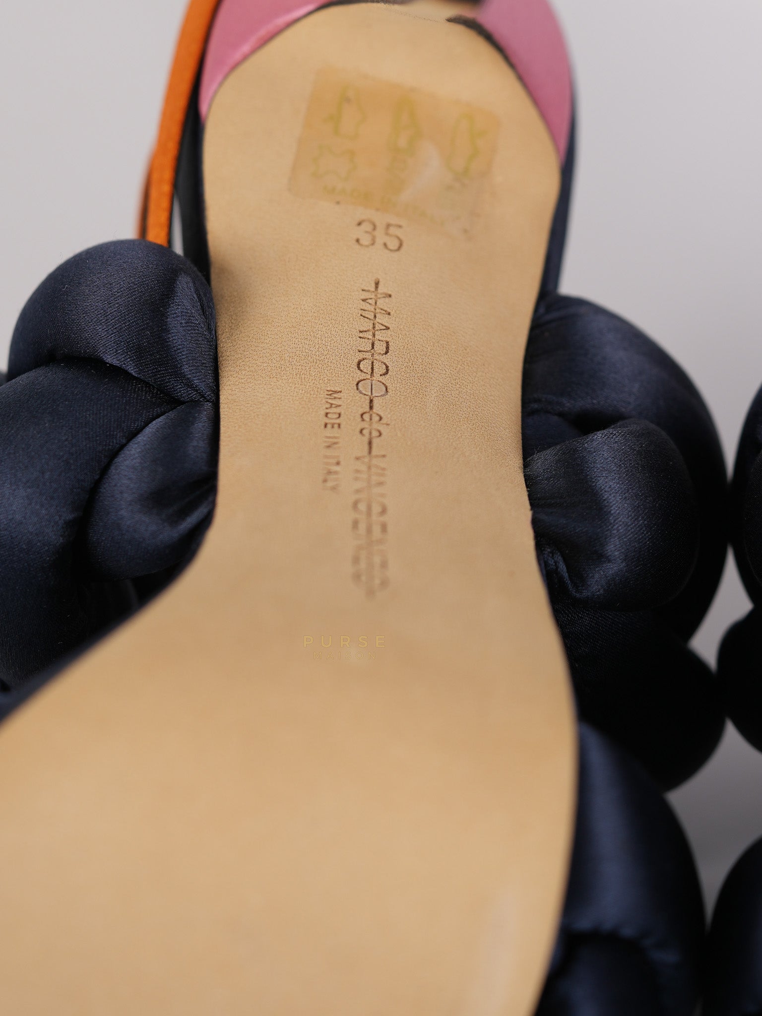 Velvet Braided Sandals Size 35 Eu (22 cm) | Purse Maison Luxury Bags Shop