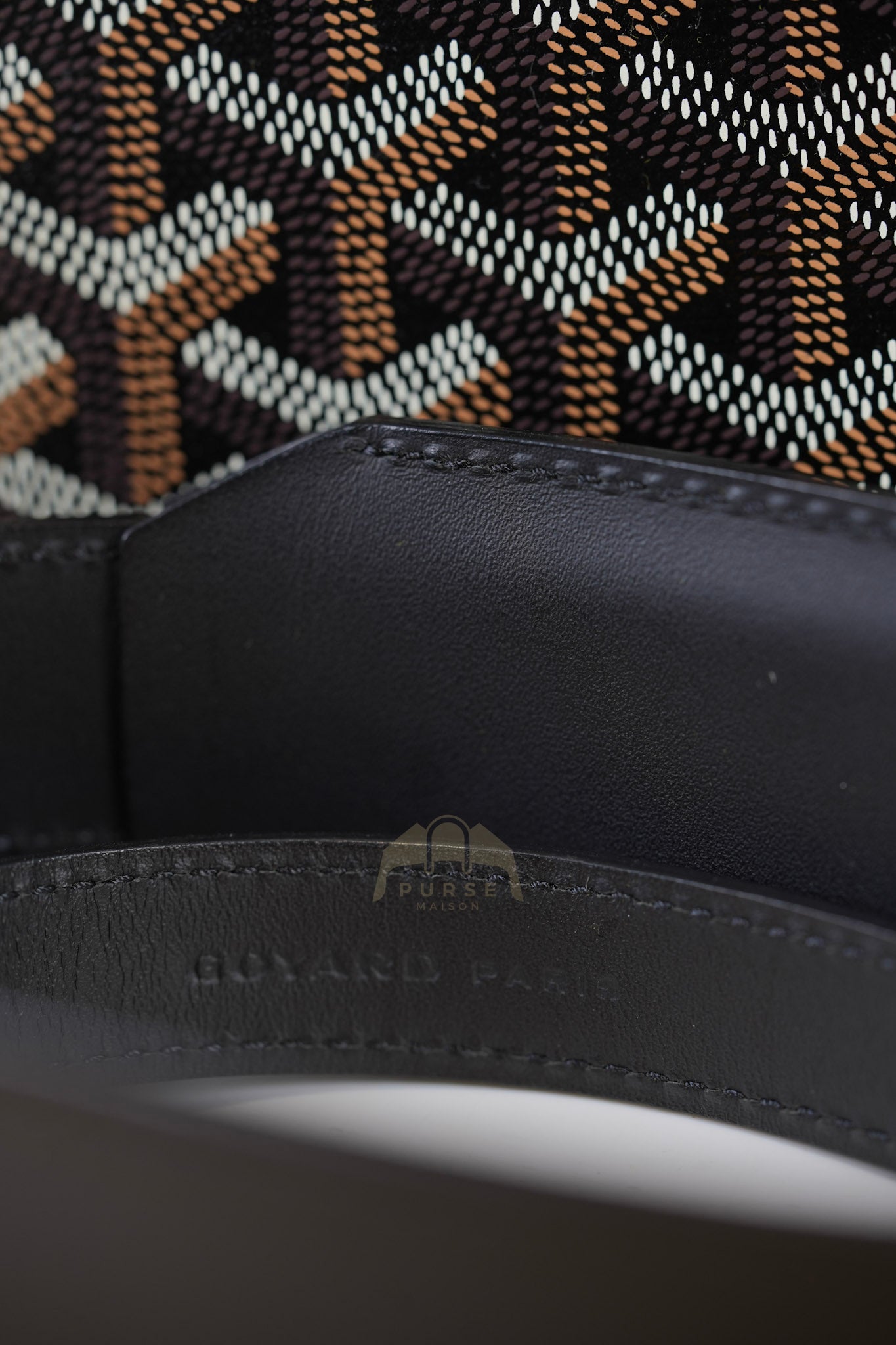 Vendom PM in Black Goyardine Canvas Crossbody Bag | Purse Maison Luxury Bags Shop