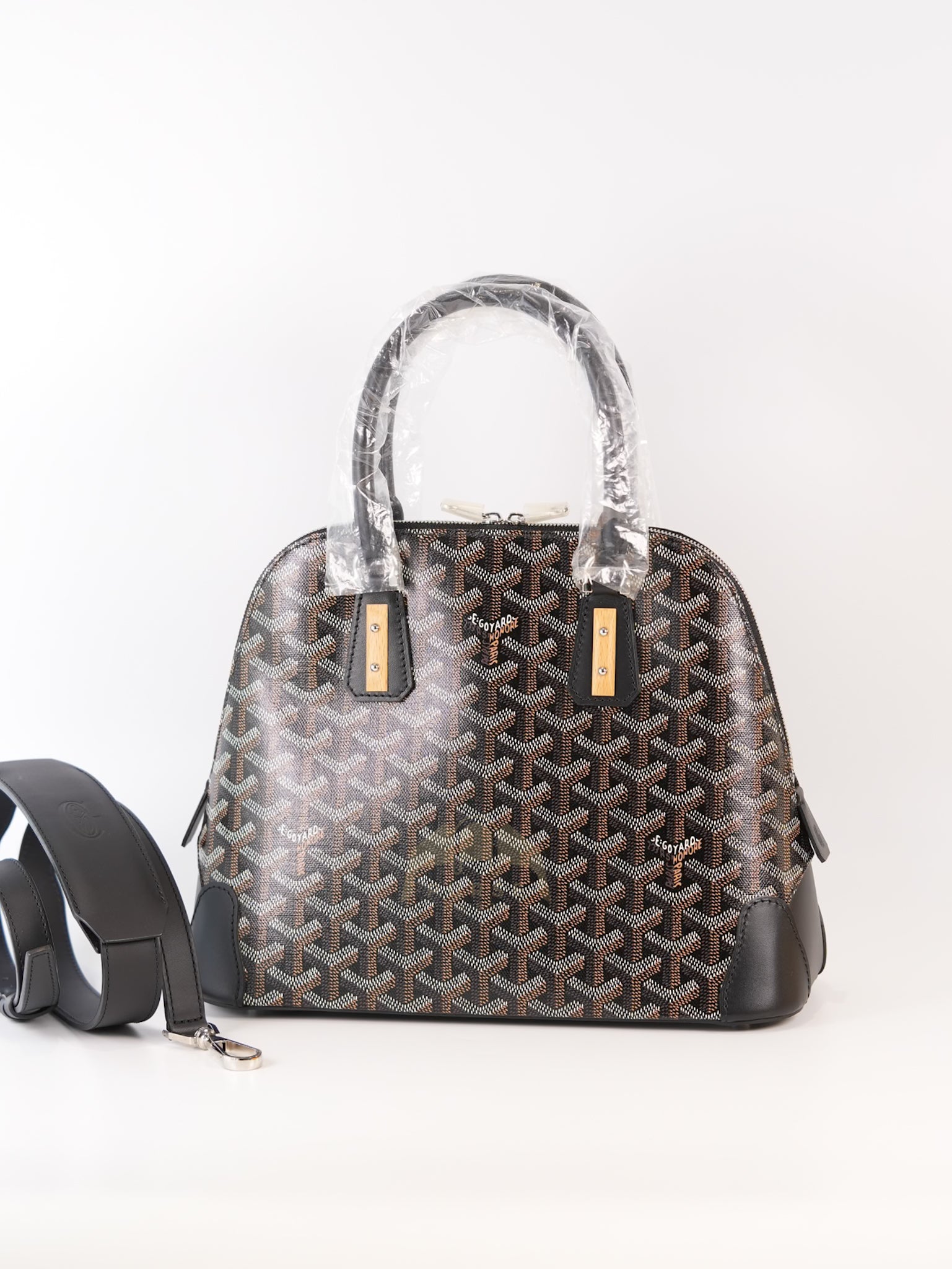 Vendom PM in Black Goyardine Canvas Crossbody Bag | Purse Maison Luxury Bags Shop