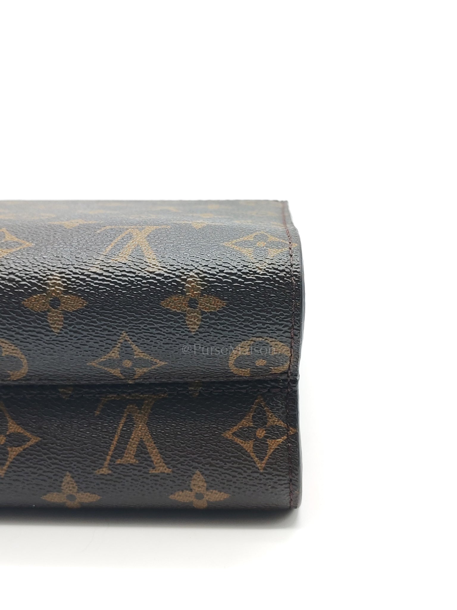 Victoire in Monogram Canvas and Red Leather (Date code: CA2137) | Purse Maison Luxury Bags Shop