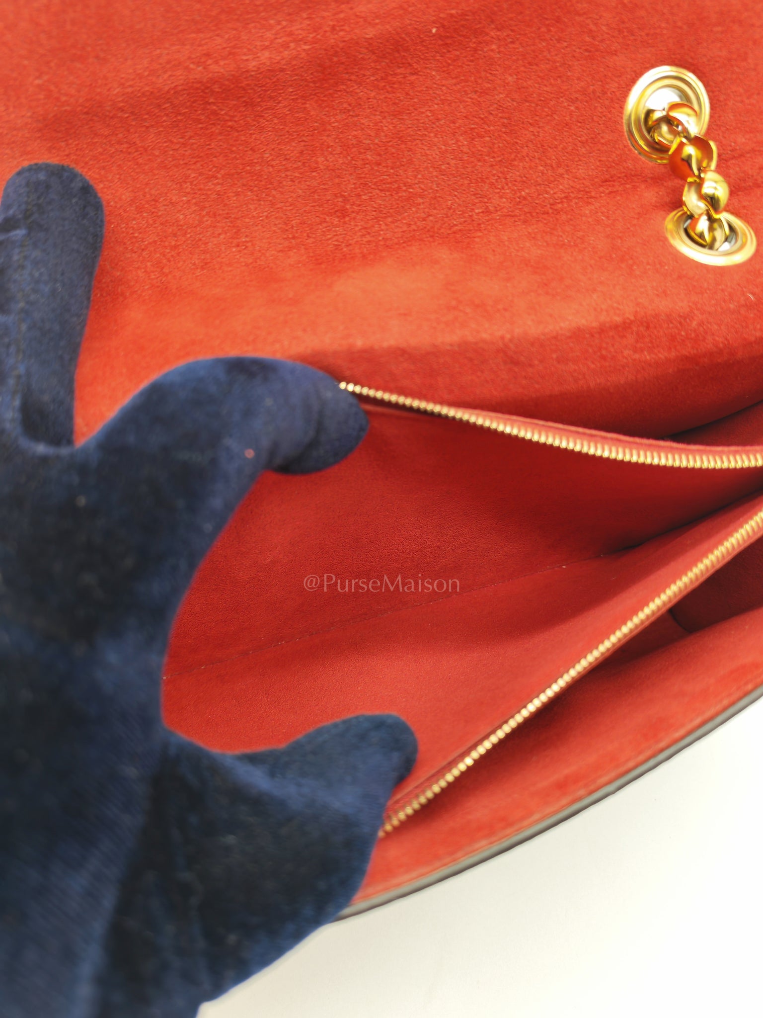 Victoire in Monogram Canvas and Red Leather (Date code: CA2137) | Purse Maison Luxury Bags Shop