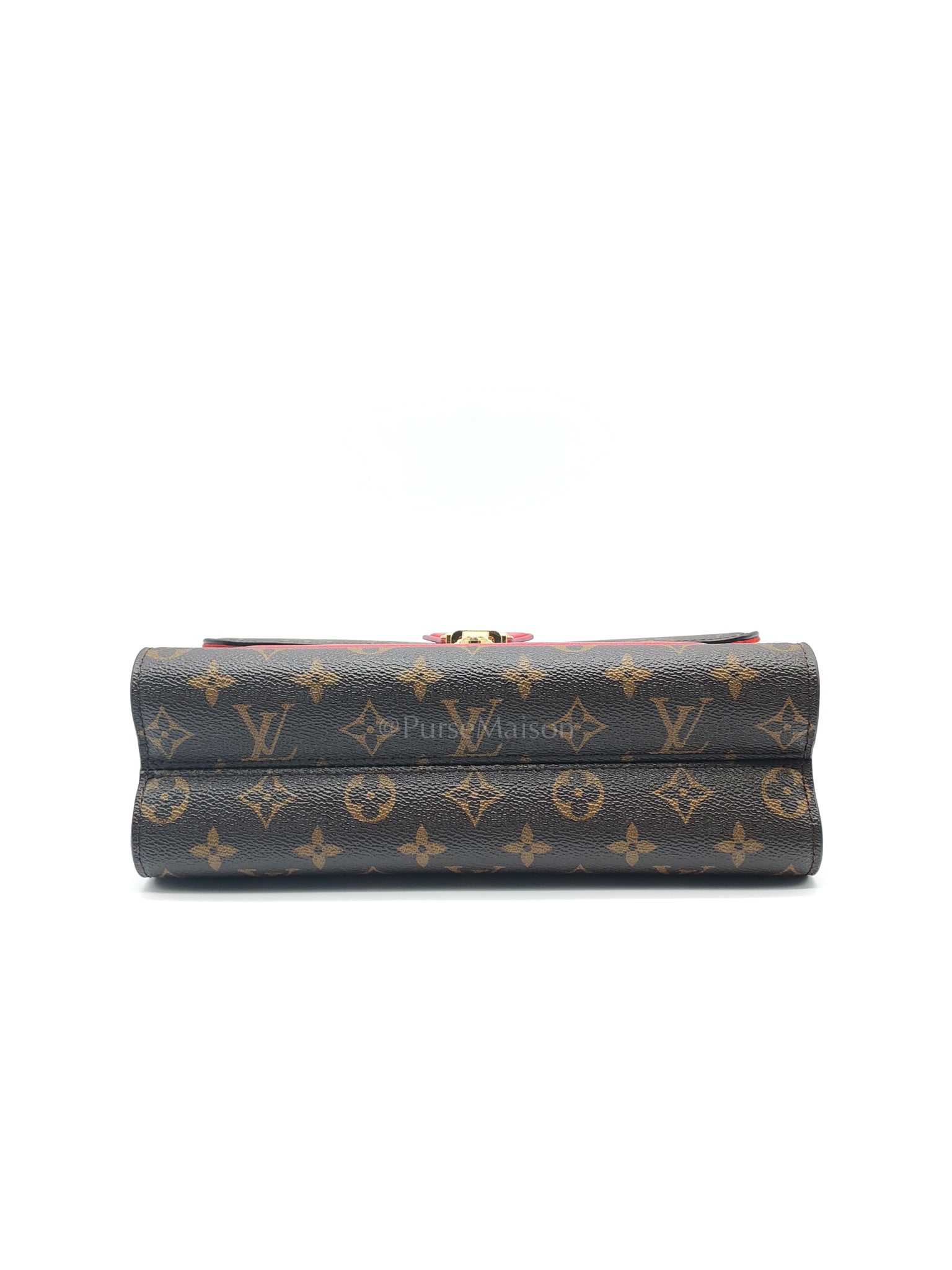 Victoire in Monogram Canvas and Red Leather (Date code: CA2137) | Purse Maison Luxury Bags Shop