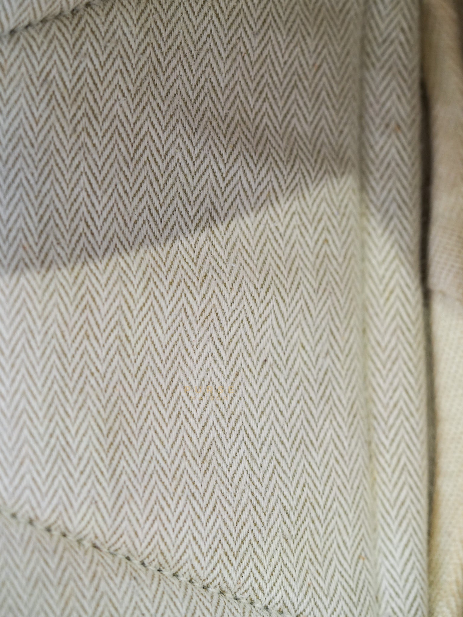 Victoria II 35 in Blue Clemence Leather & Palladium Hardware Stamp Square P(2012) | Purse Maison Luxury Bags Shop