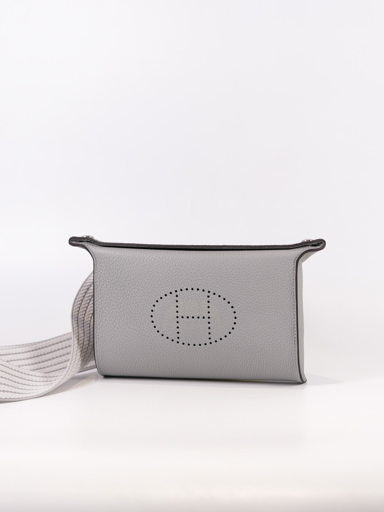 Videpoches Bag in Bleu Glacier Togo Leather & Palladium Hardware Stamp K (2025) | Purse Maison Luxury Bags Shop