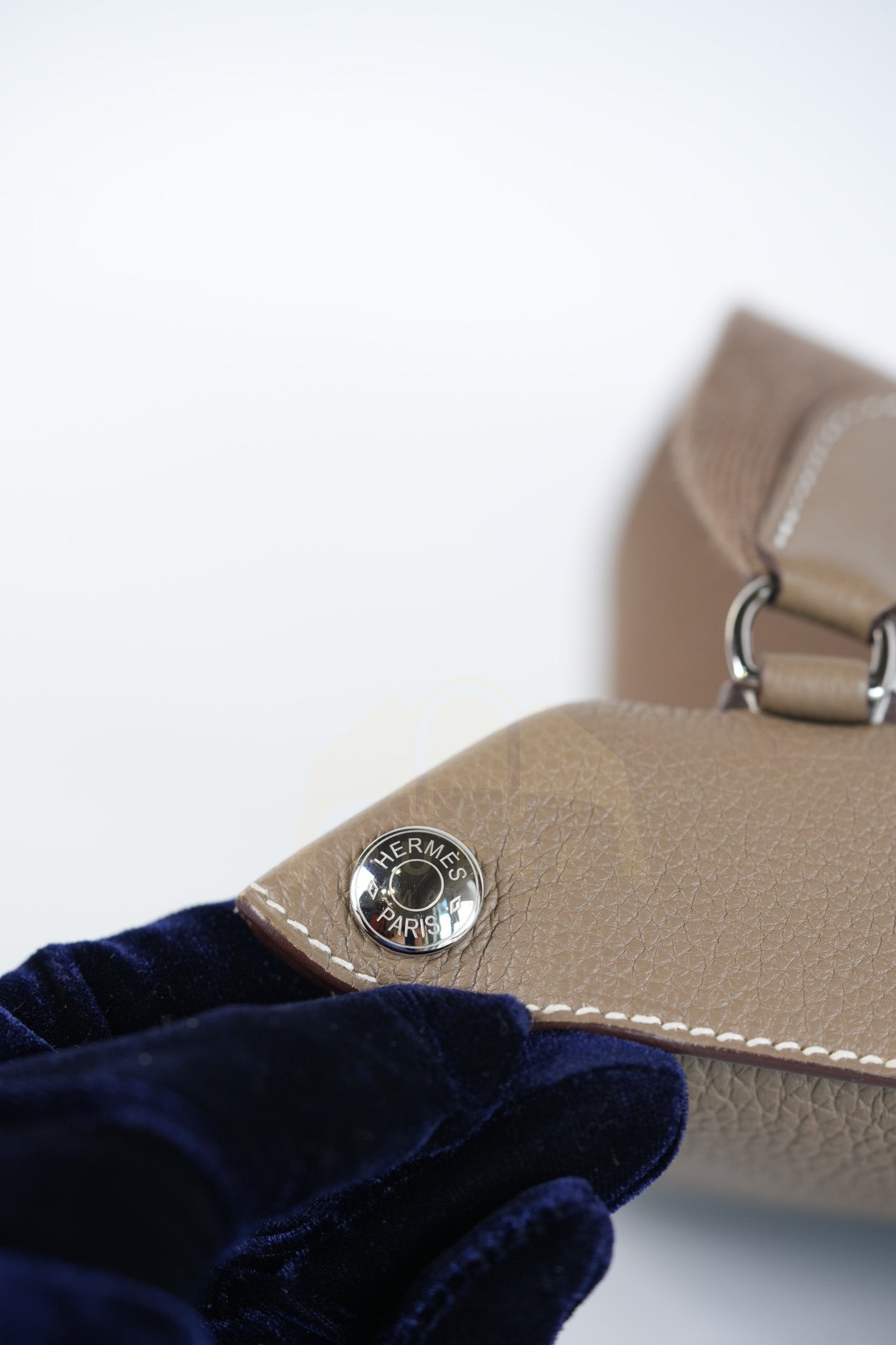 Videpoches in Etoupe Togo Leather and Palladium Hardware Stamp B (2023) | Purse Maison Luxury Bags Shop