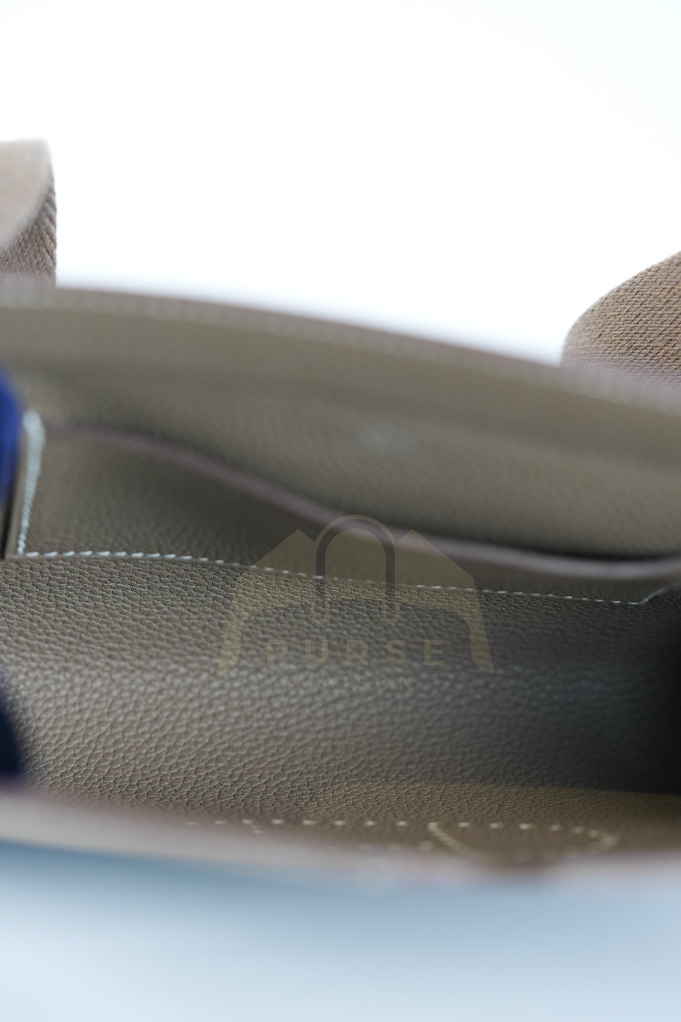 Videpoches in Etoupe Togo Leather and Palladium Hardware Stamp B (2023) | Purse Maison Luxury Bags Shop