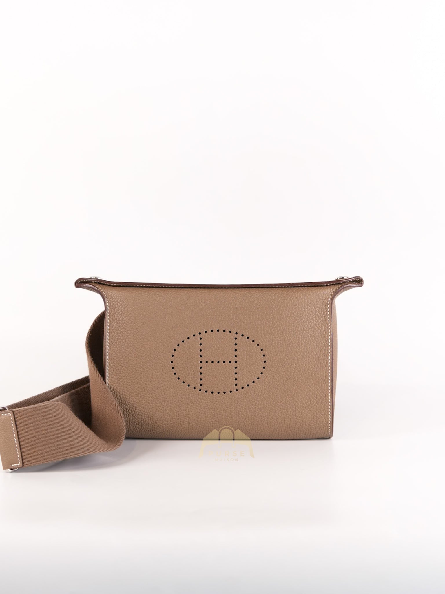 Videpoches in Etoupe Togo Leather and Palladium Hardware Stamp B (2023) | Purse Maison Luxury Bags Shop