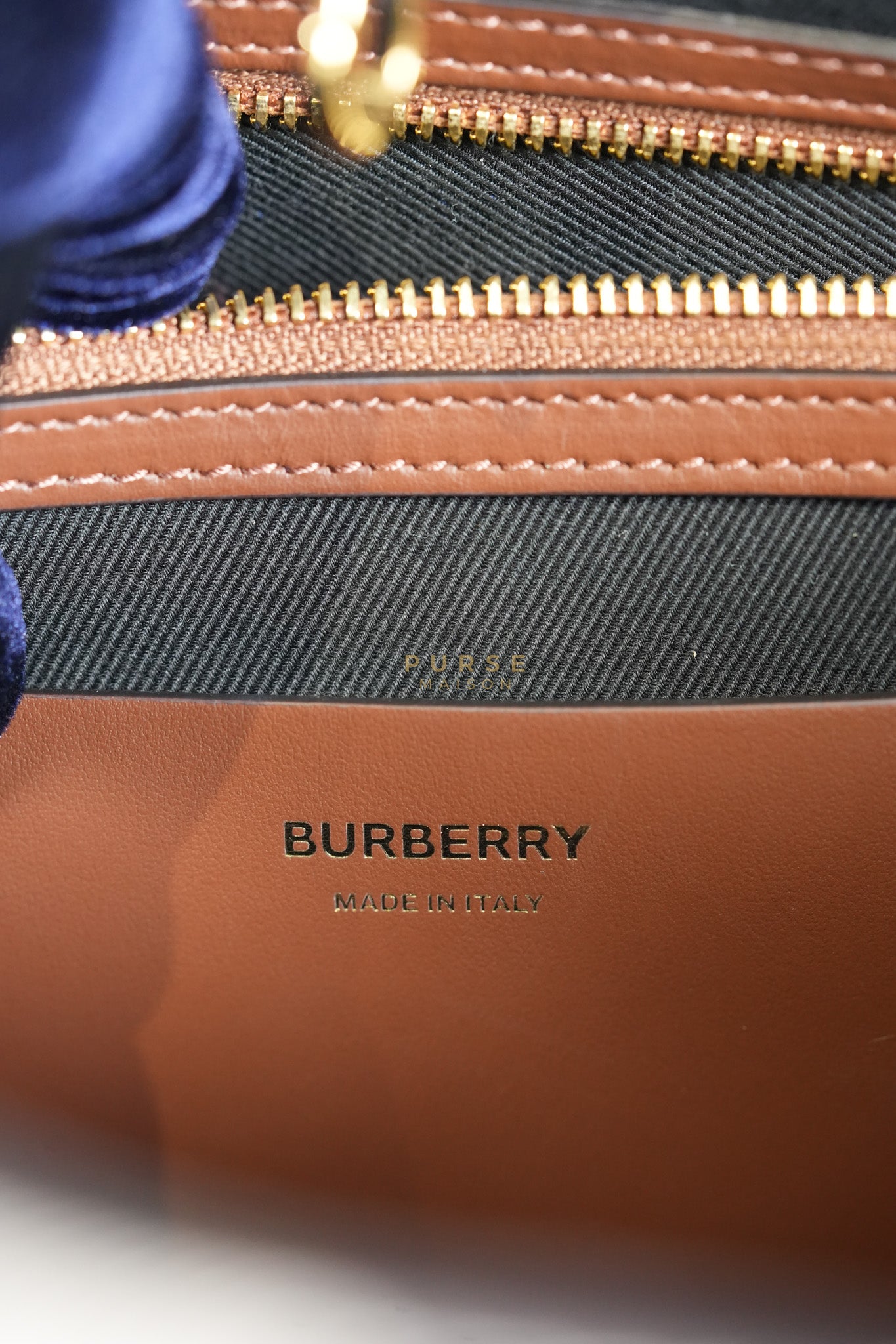 Vintage Check Tote Medium in Dark Birch Brown | Purse Maison Luxury Bags Shop