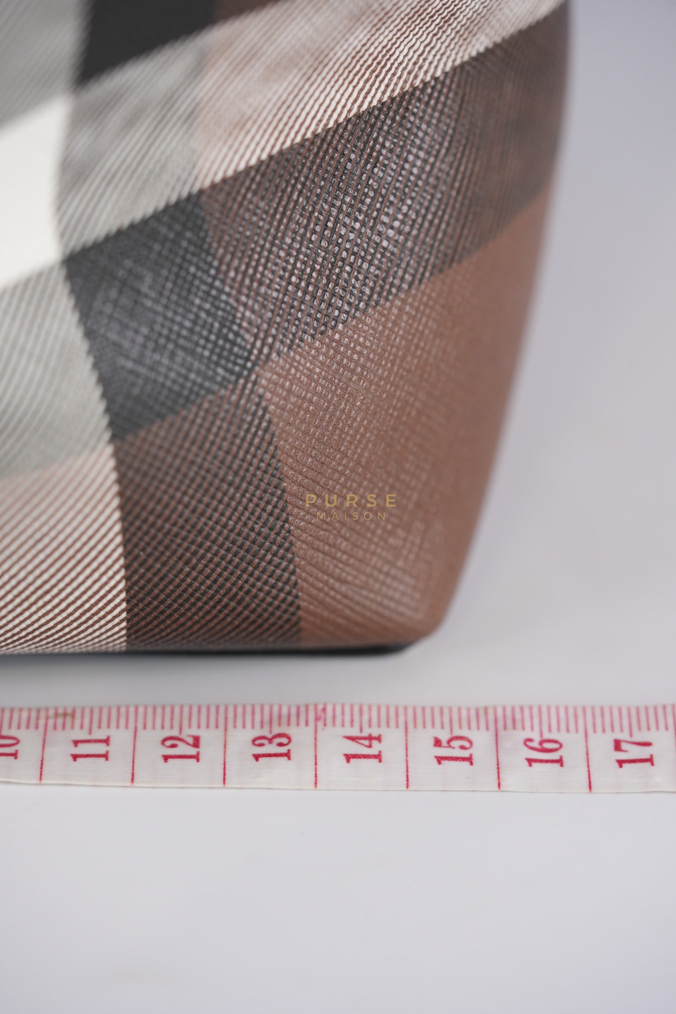 Vintage Check Tote Medium in Dark Birch Brown | Purse Maison Luxury Bags Shop