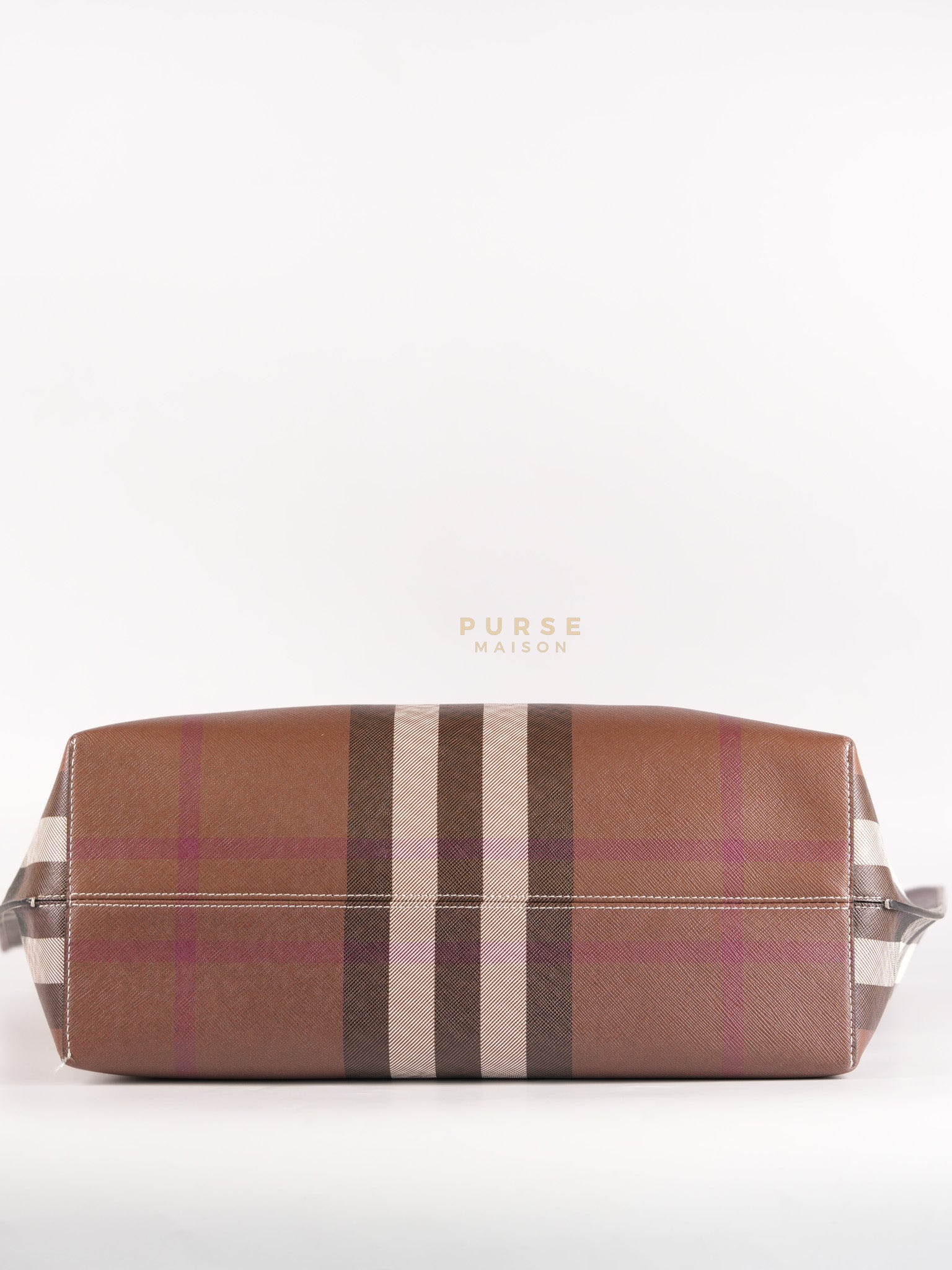 Vintage Check Tote Medium in Dark Birch Brown | Purse Maison Luxury Bags Shop