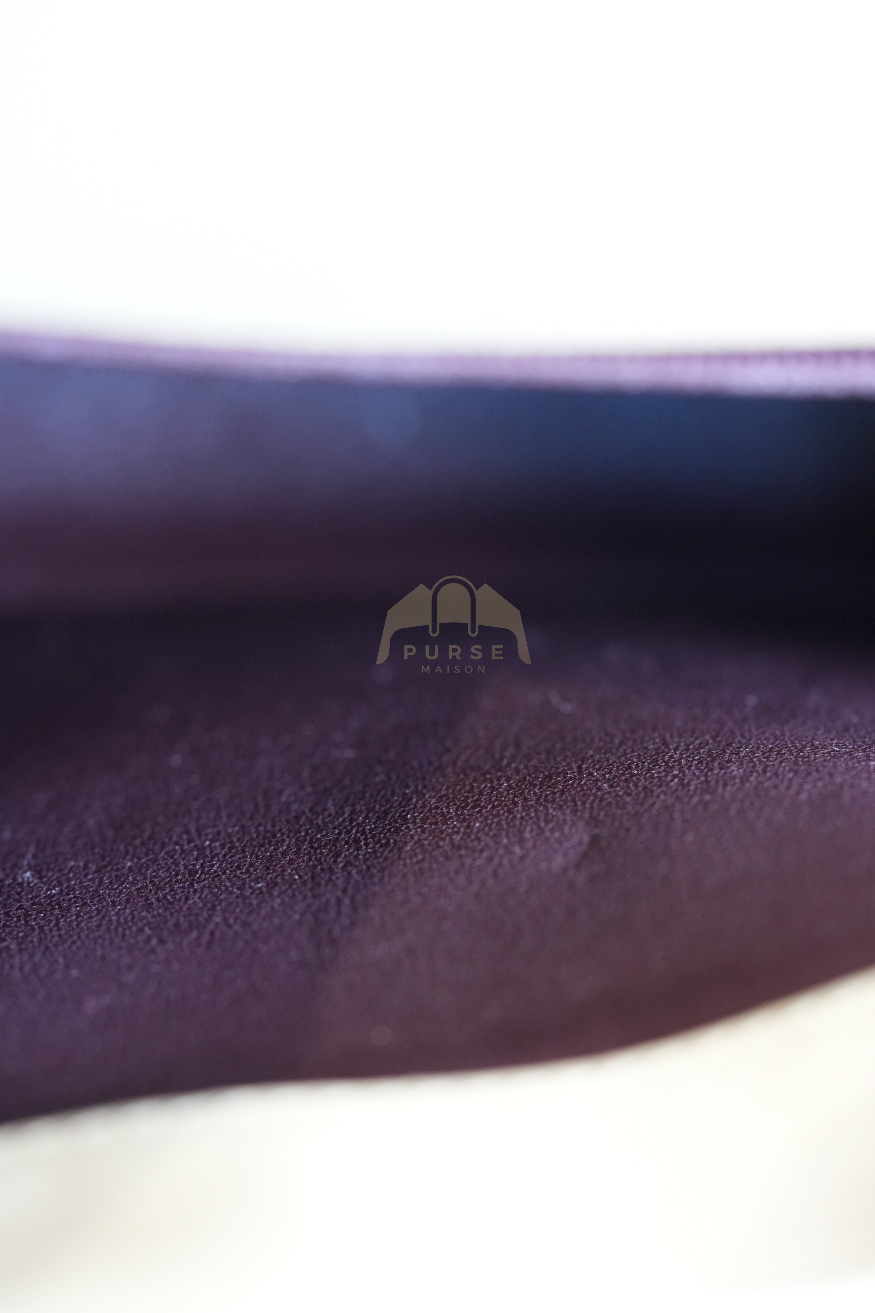 Vintage Diana Medium in Beige Calfskin Leather and Gold Hardware Series 20 | Purse Maison Luxury Bags Shop