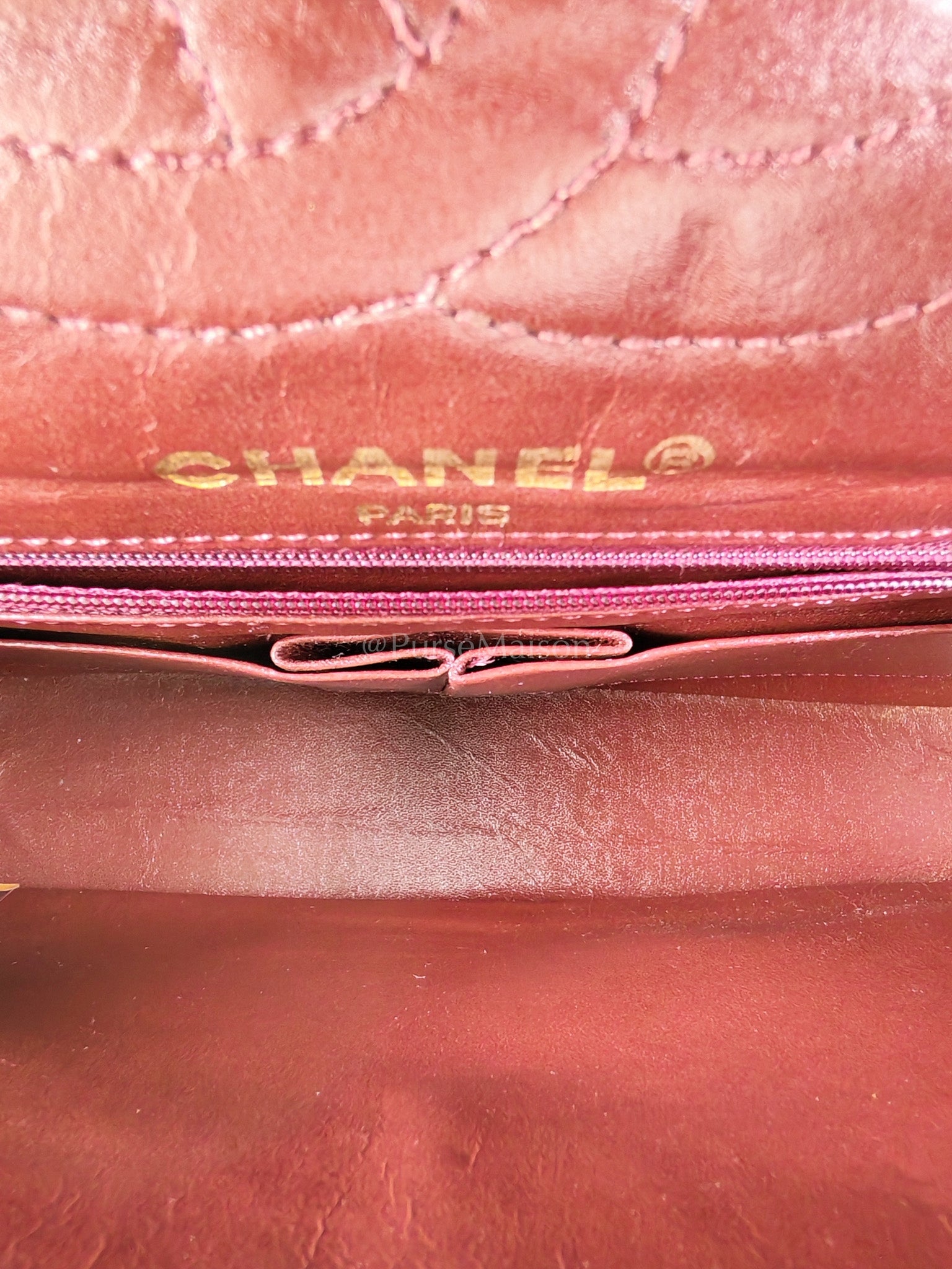 Vintage Double Flap in Black Quilted Lambskin Leather & Mixed Hardware Series 1 | Purse Maison Luxury Bags Shop