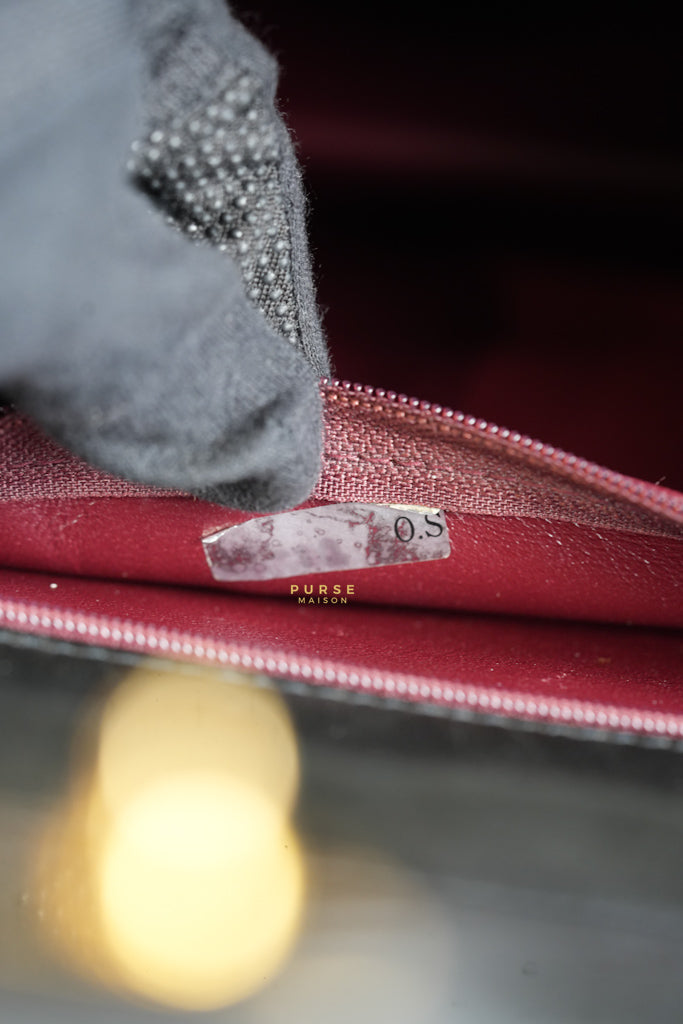 Vintage Flap Bag Black Lambskin Leather and 24k Gold Hardware Series 5 | Purse Maison Luxury Bags Shop