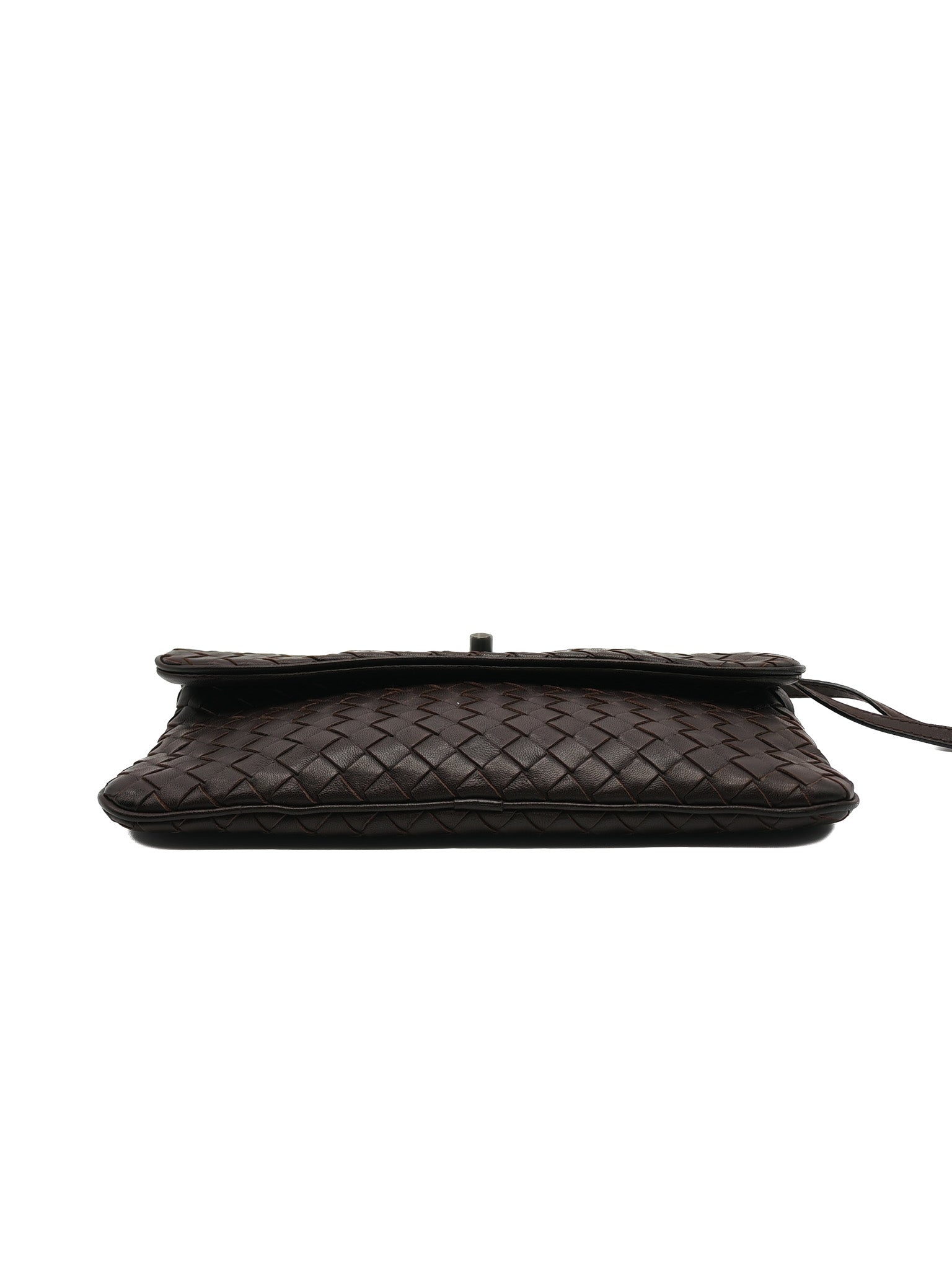 Vintage Intrecciatio Fondant/Dark Brown Nappa Leather Sling Bag | Purse Maison Luxury Bags Shop