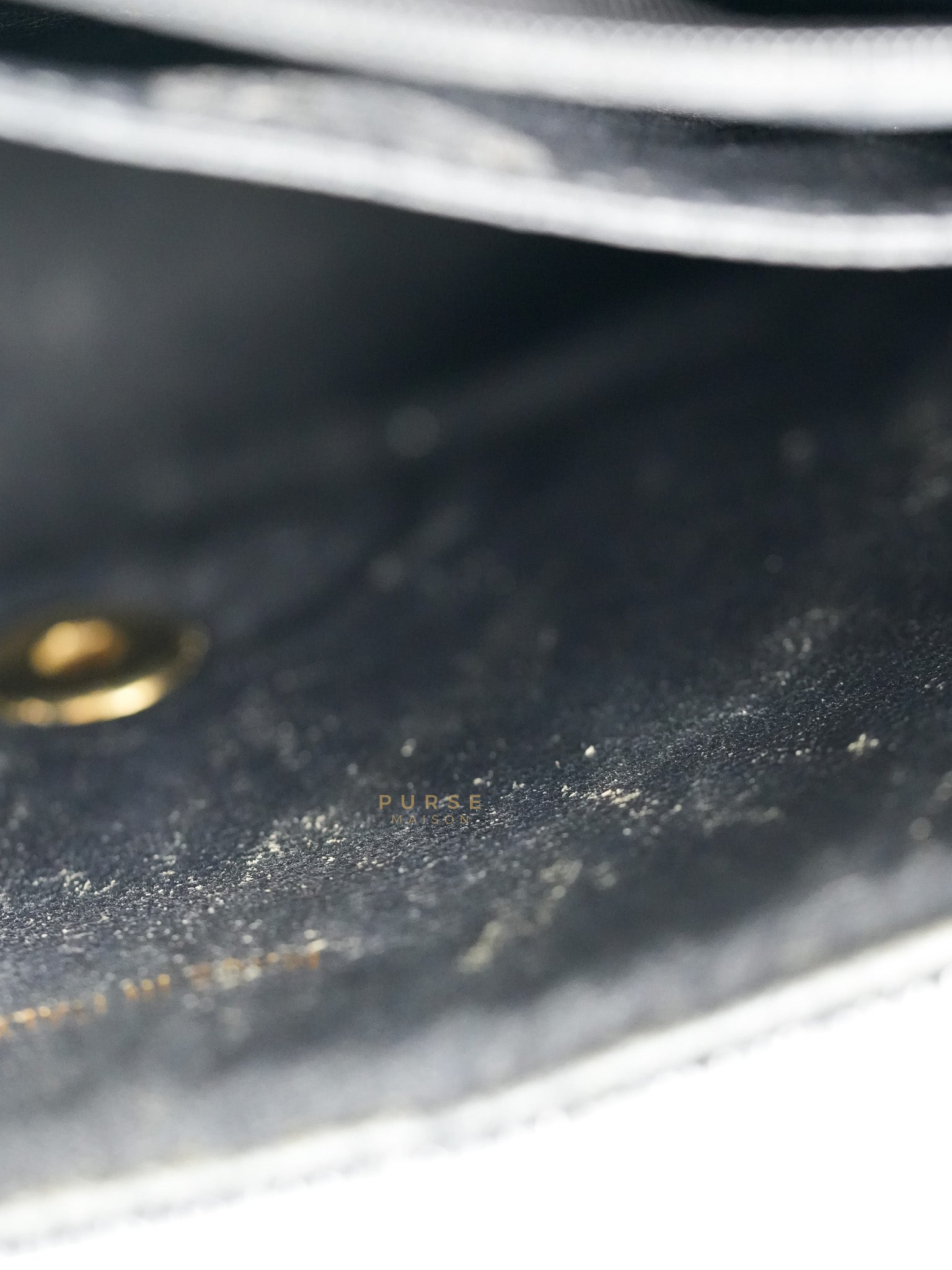 Vintage Classic Top Handle Bag Maxi in Black Quilted Caviar Leather Series 8 | Purse Maison Luxury Bags Shop